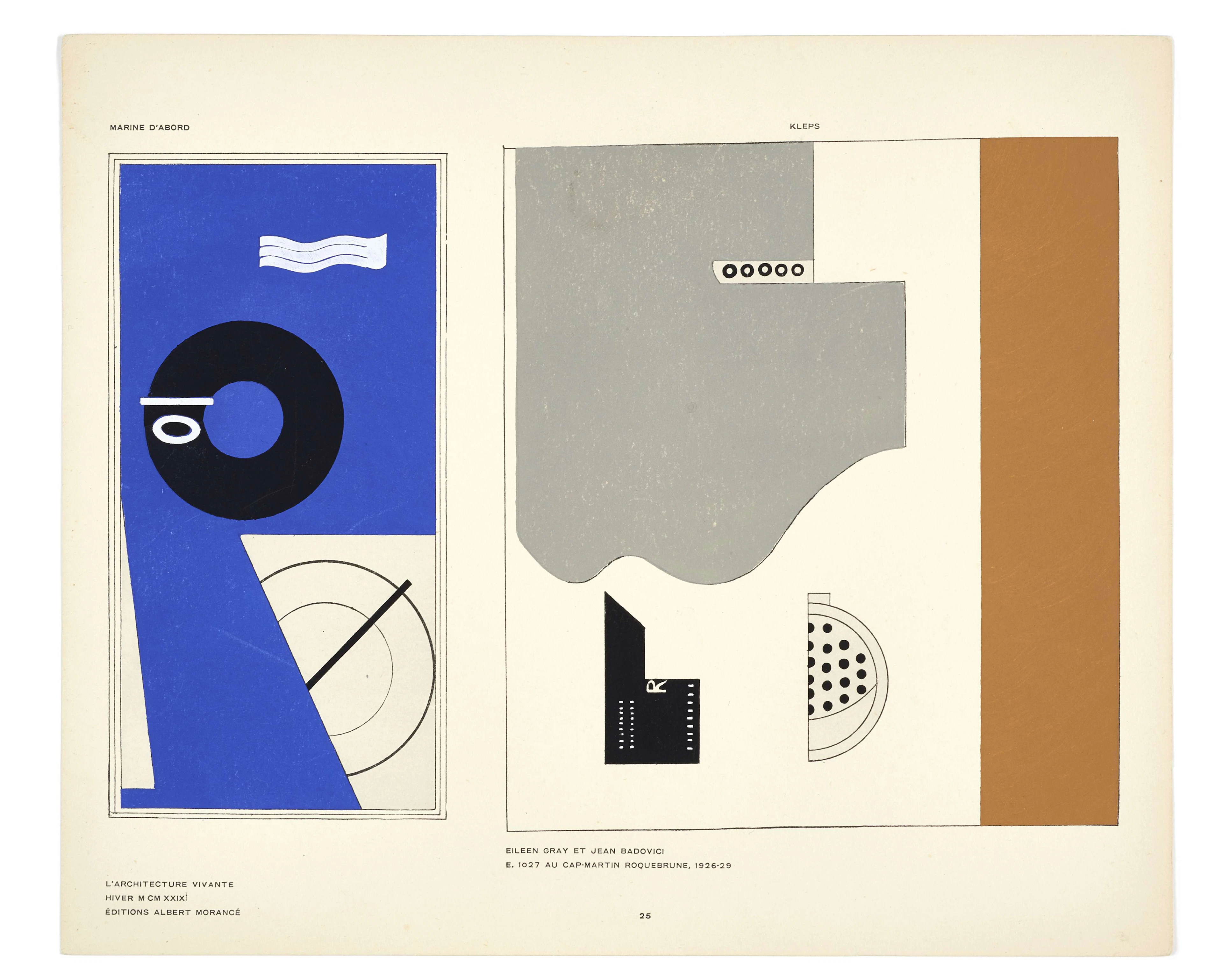 Eileen GRAY & Jean BADOVICI (1878-1976 & 1893-1956) «...