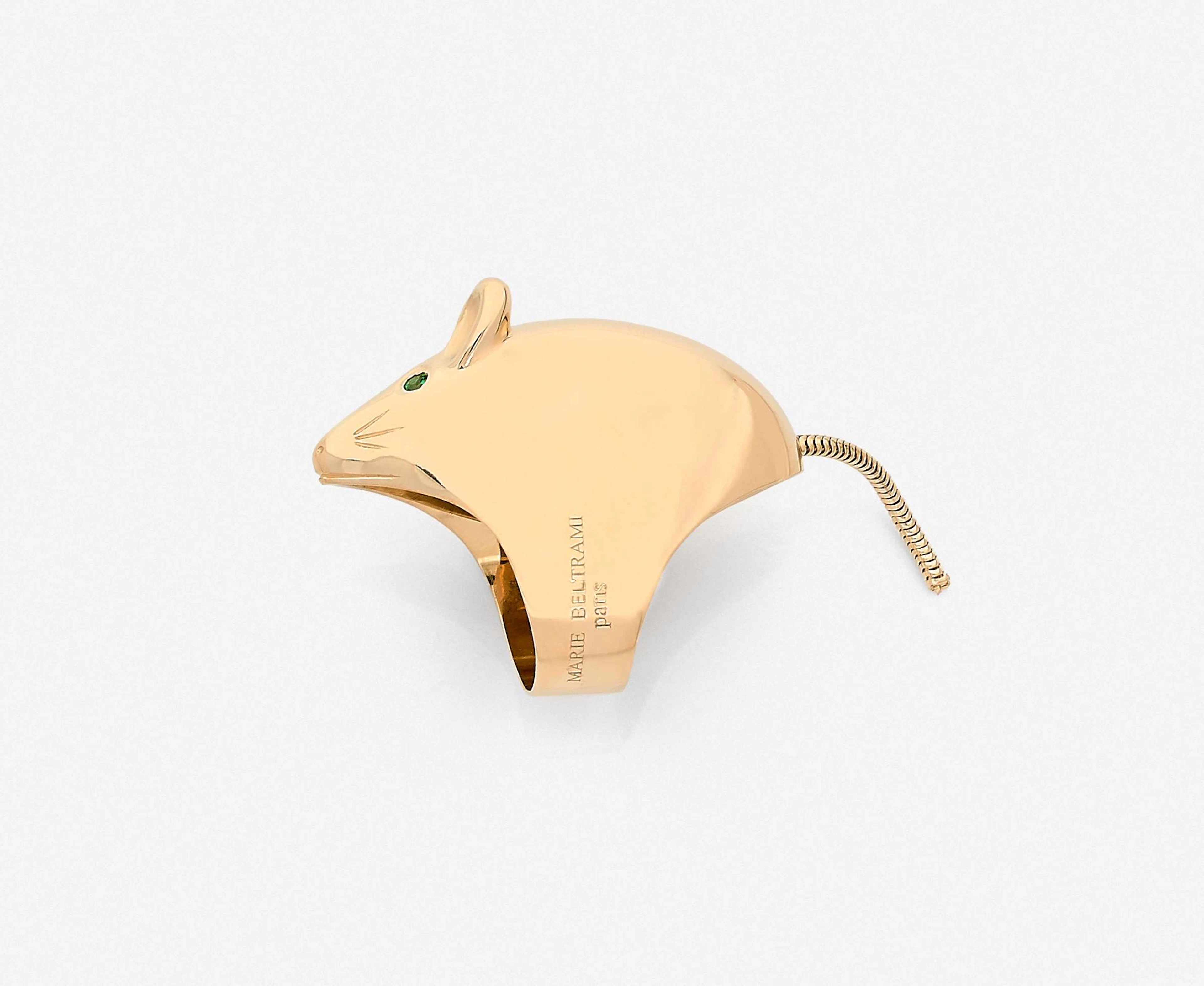 Marie BELTRAMI Bague "Elisabeth, la souris"