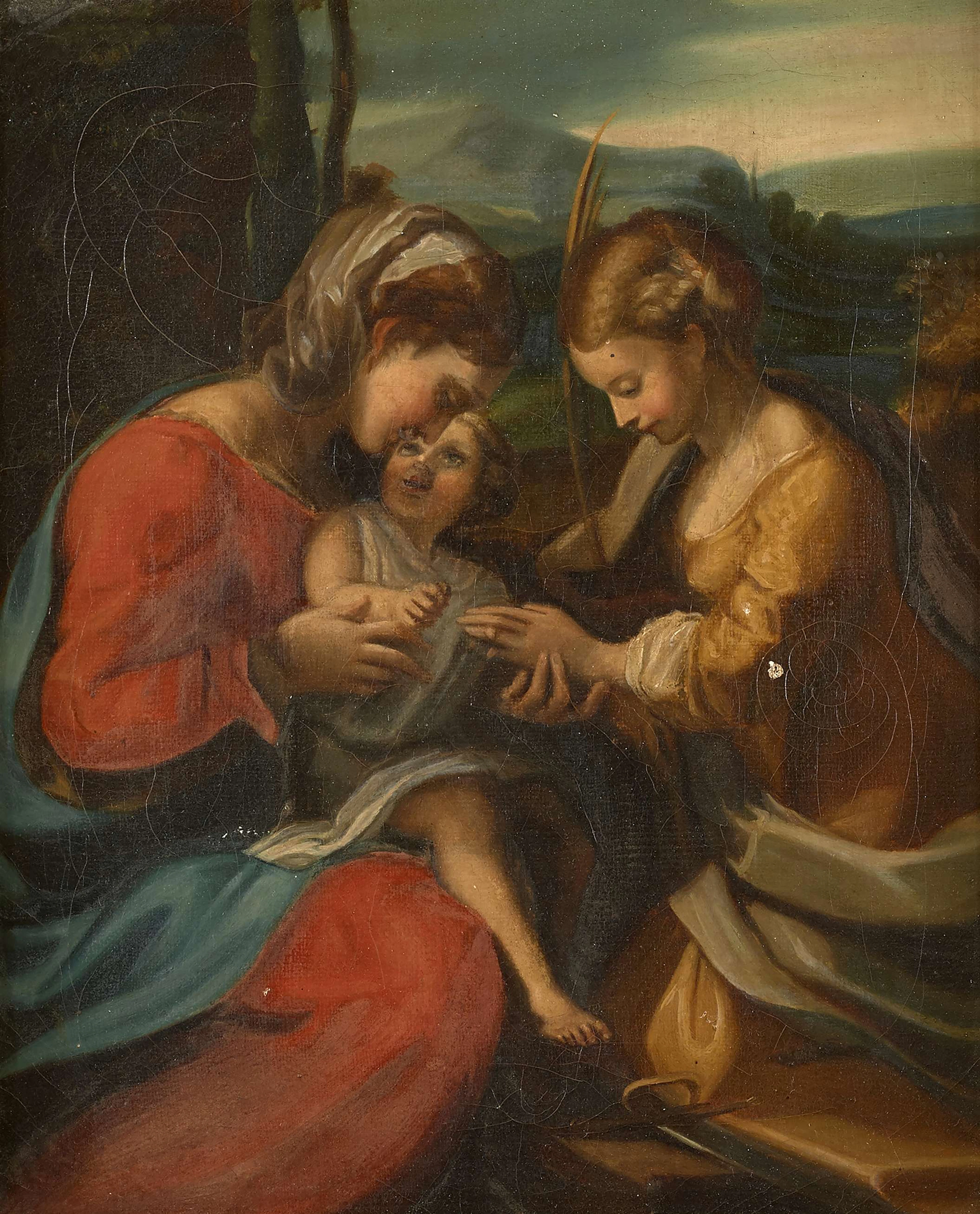 Ecole française de la fin du XIXe siècle D'après Antonio Allegri da Correggio