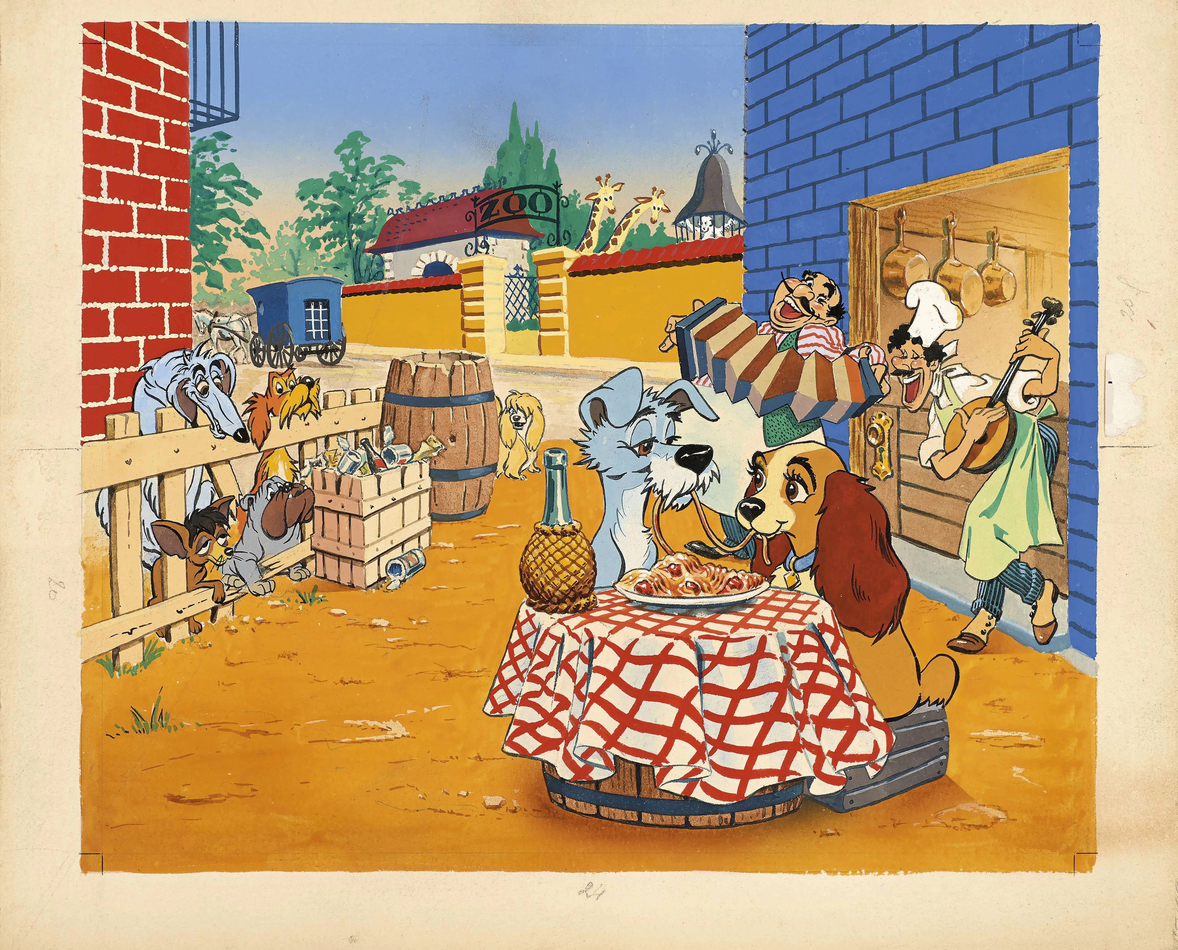 WALT DISNEY STUDIOS Le Diner de La Belle et le Clochard