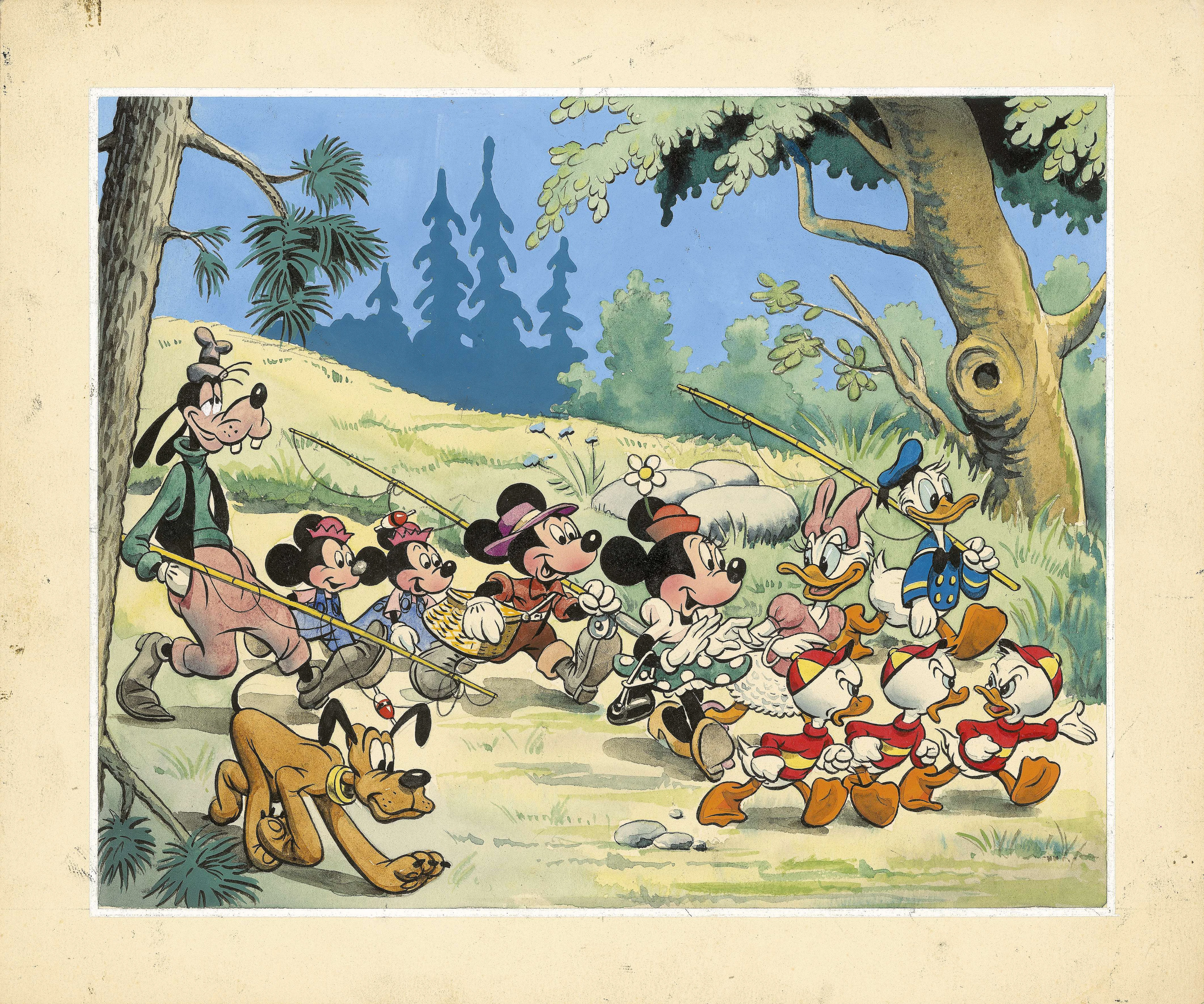 WALT DISNEY STUDIOS Donald, Mickey et leurs amis vont à la pêche