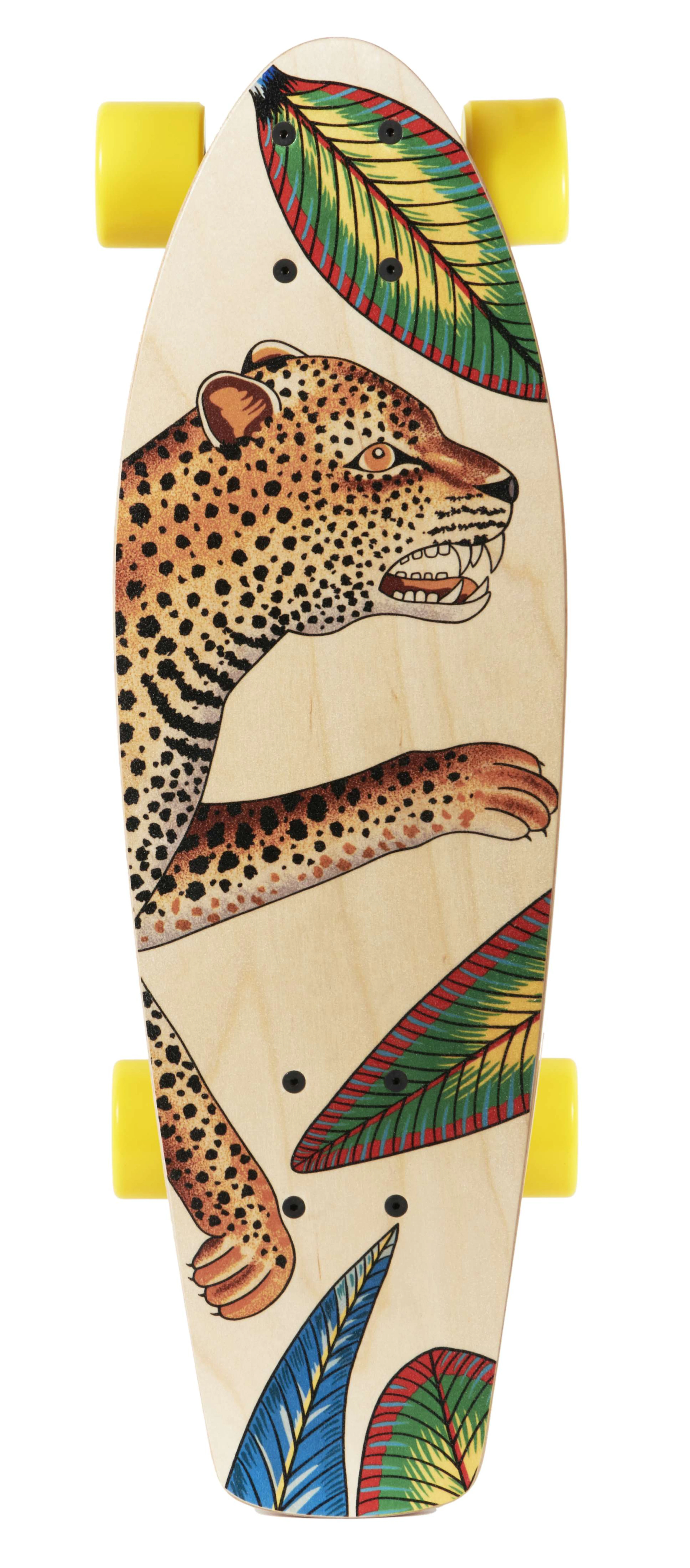 HERMÈS Édition Limitée 2019 Skateboard SAVANA DANCE Hêtre...