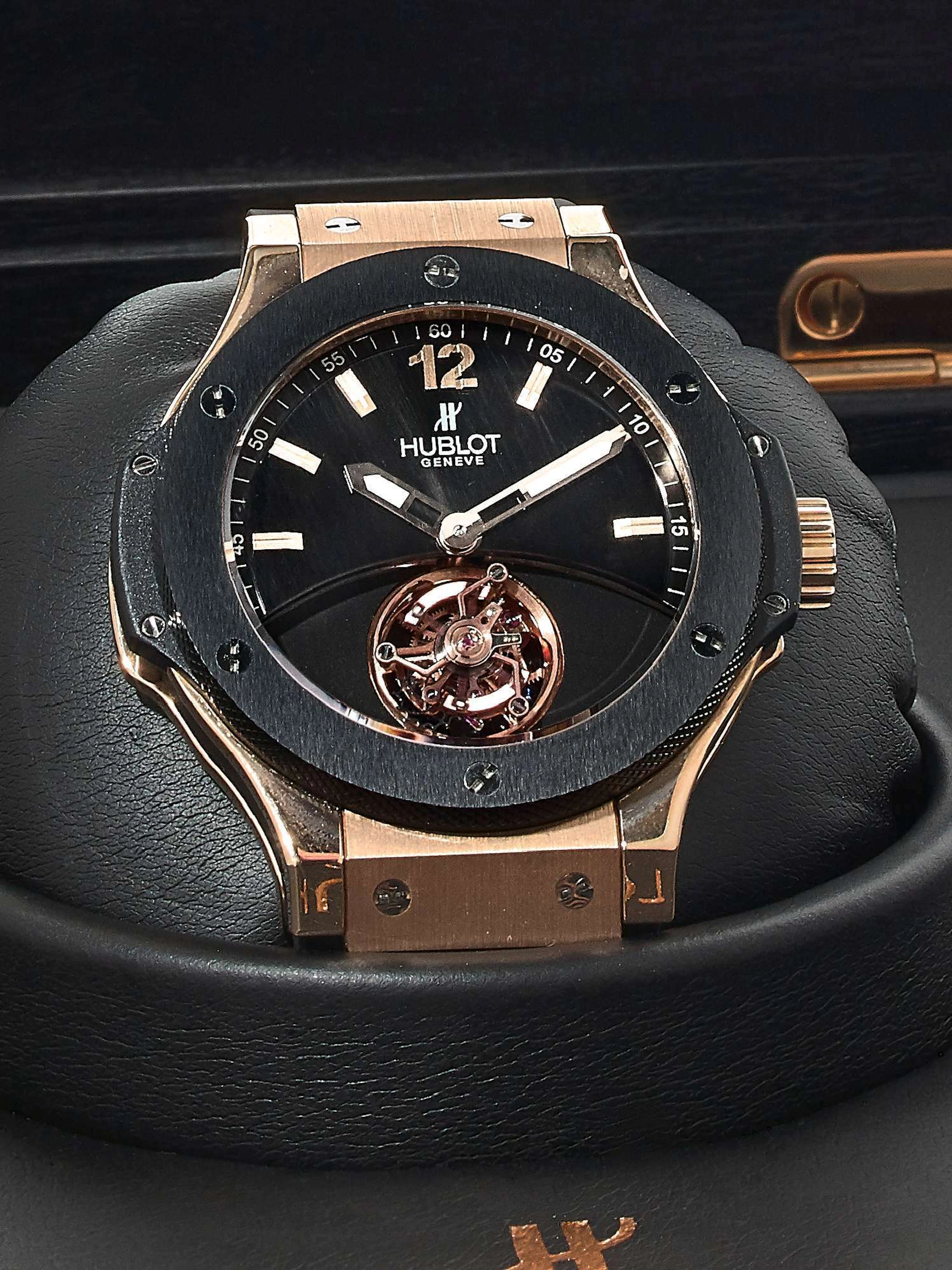 O - HUBLOT Big Bang Tourbillon "Solo Bang", ref. 305, n° 686617, n° 34/50