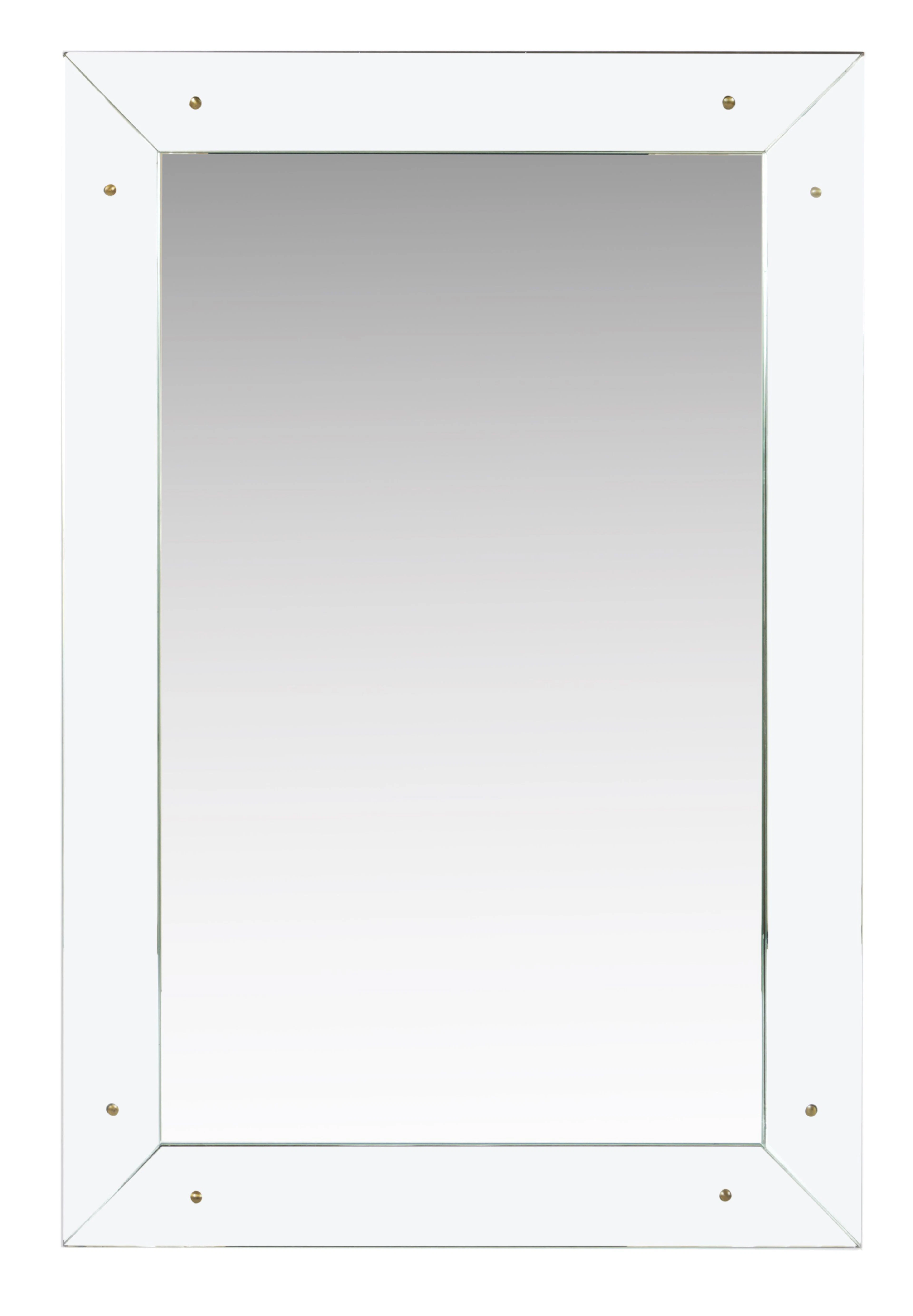 TRAVAIL CONTEMPORAIN Important miroir
