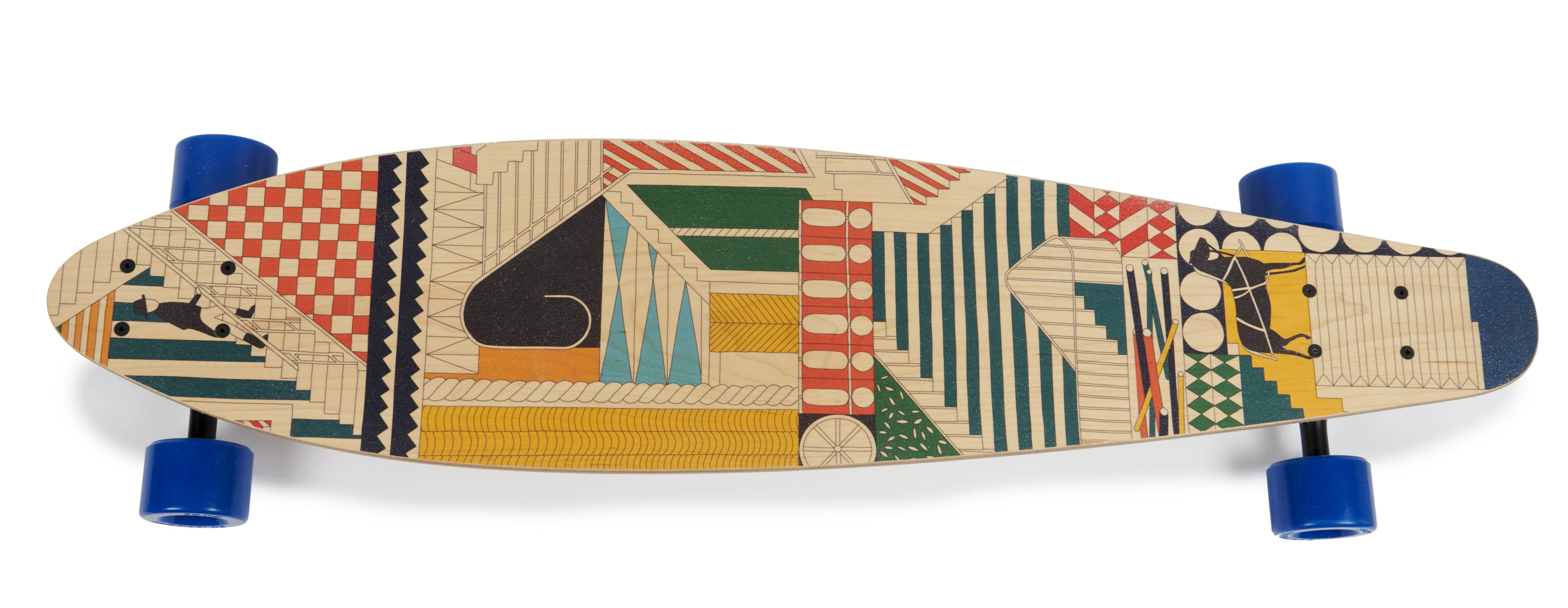 HERMÈS Édition Limitée 2018 Longboard "Skateboard au...