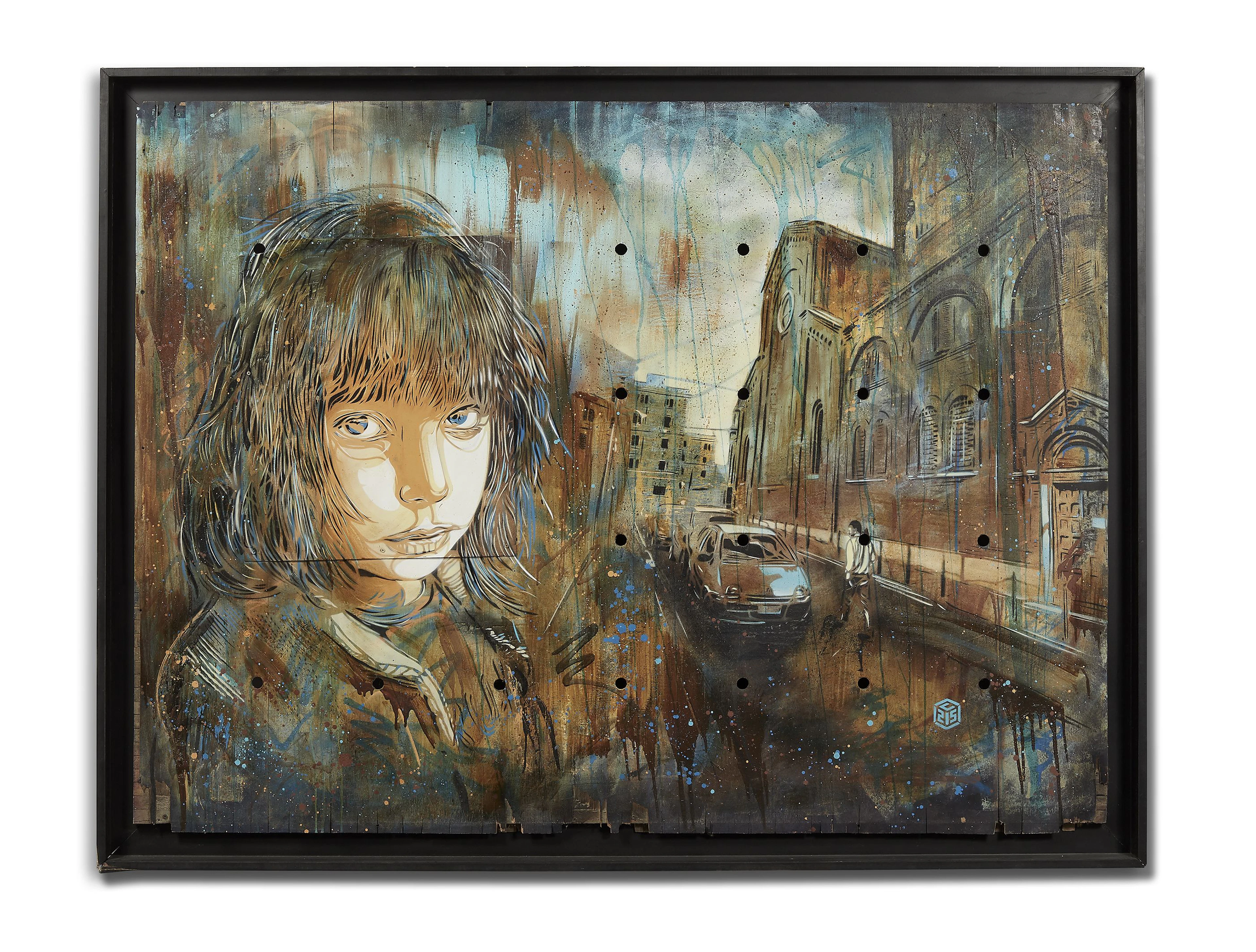 C215 (Français - Né en 1973) Nina - 2012 Pochoir