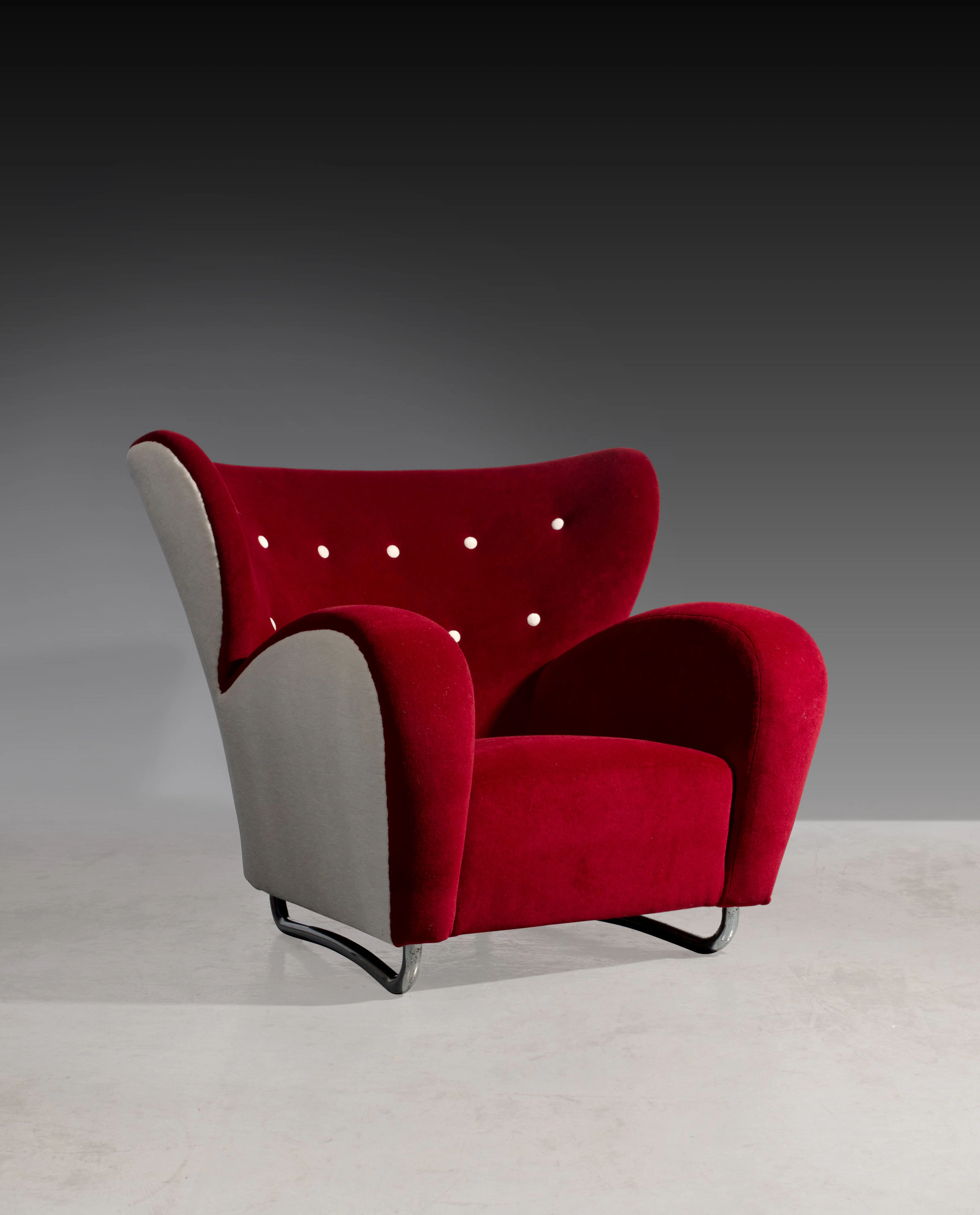 Märta Blomstedt 1899–1982 Important fauteuil mod