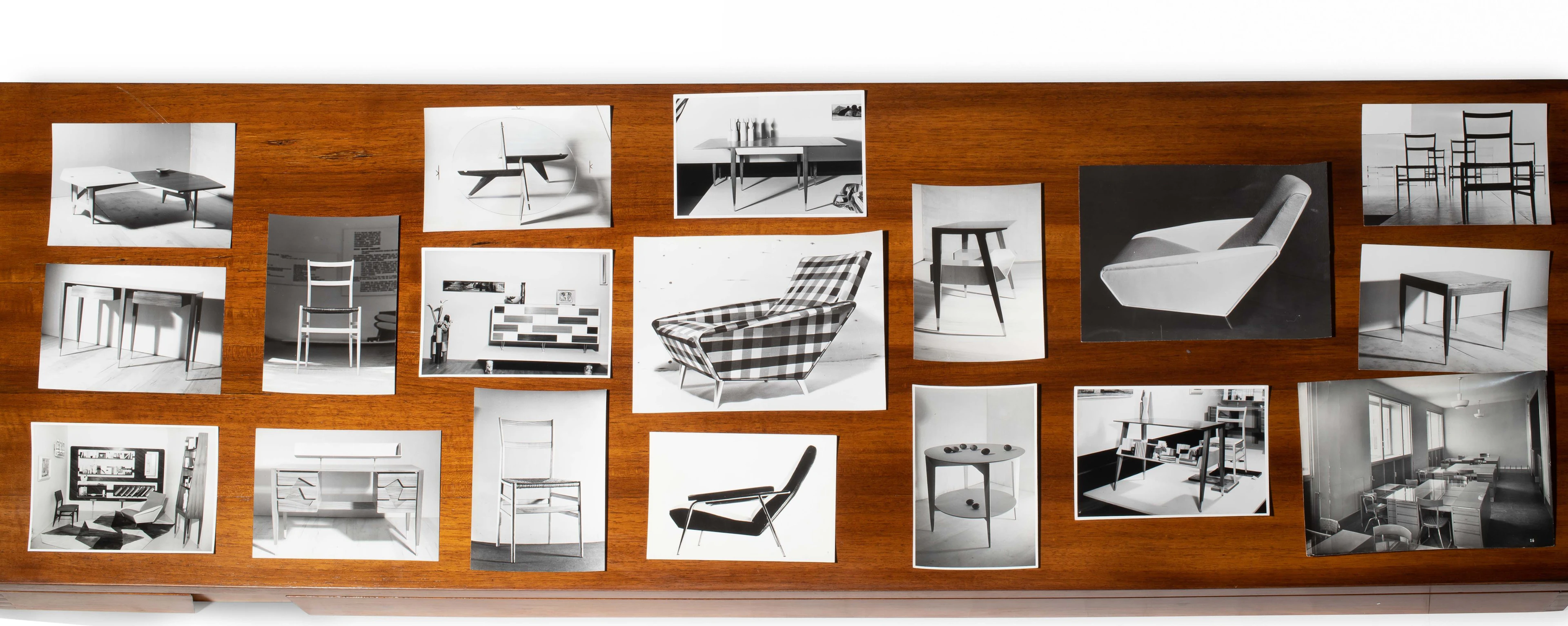 GIO PONTI ARCHITETTO Dix-huit photos d'archives - 1937-1957