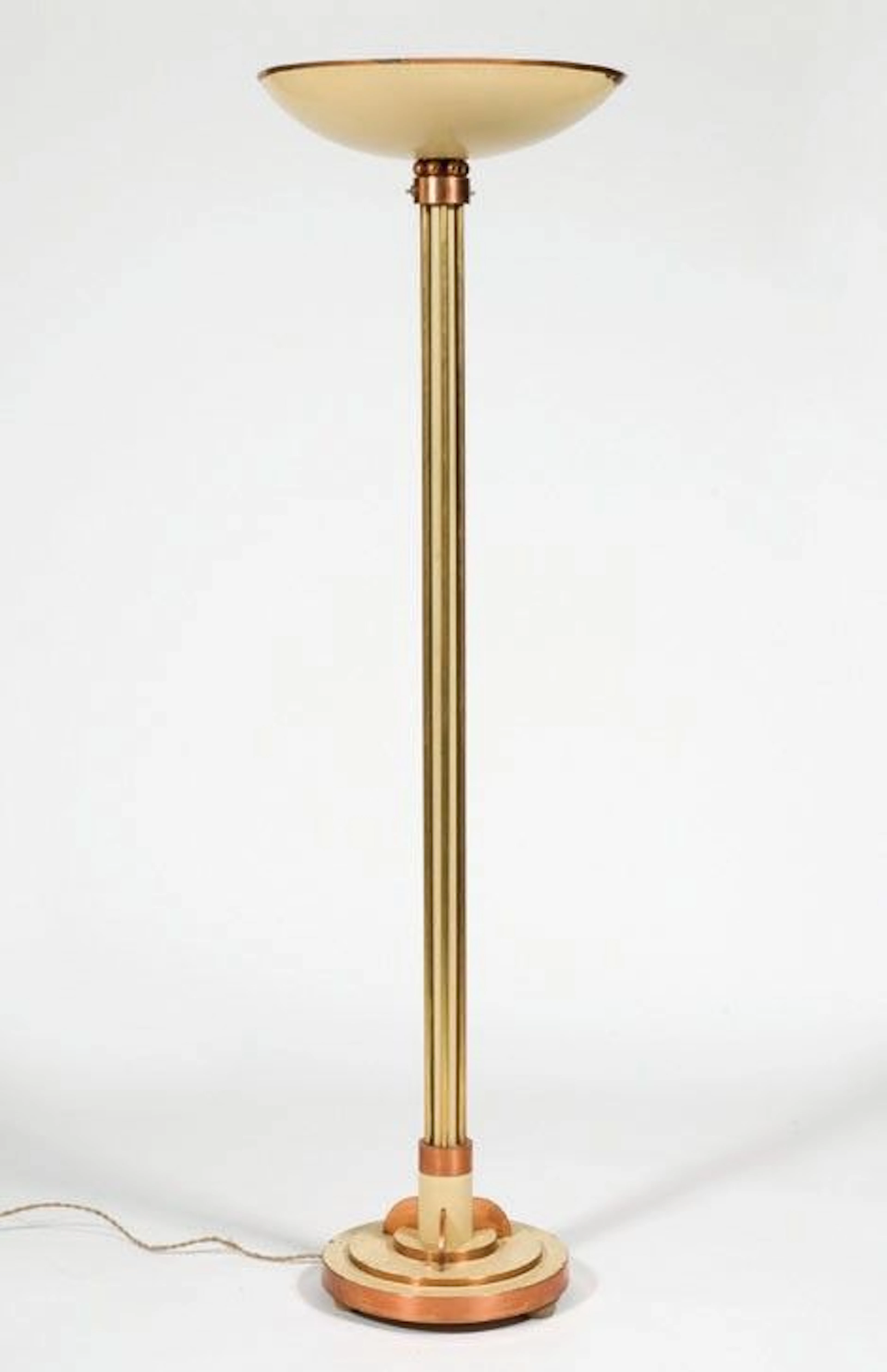 TRAVAIL FRANÇAIS 1930-1940 Lampe de parquet