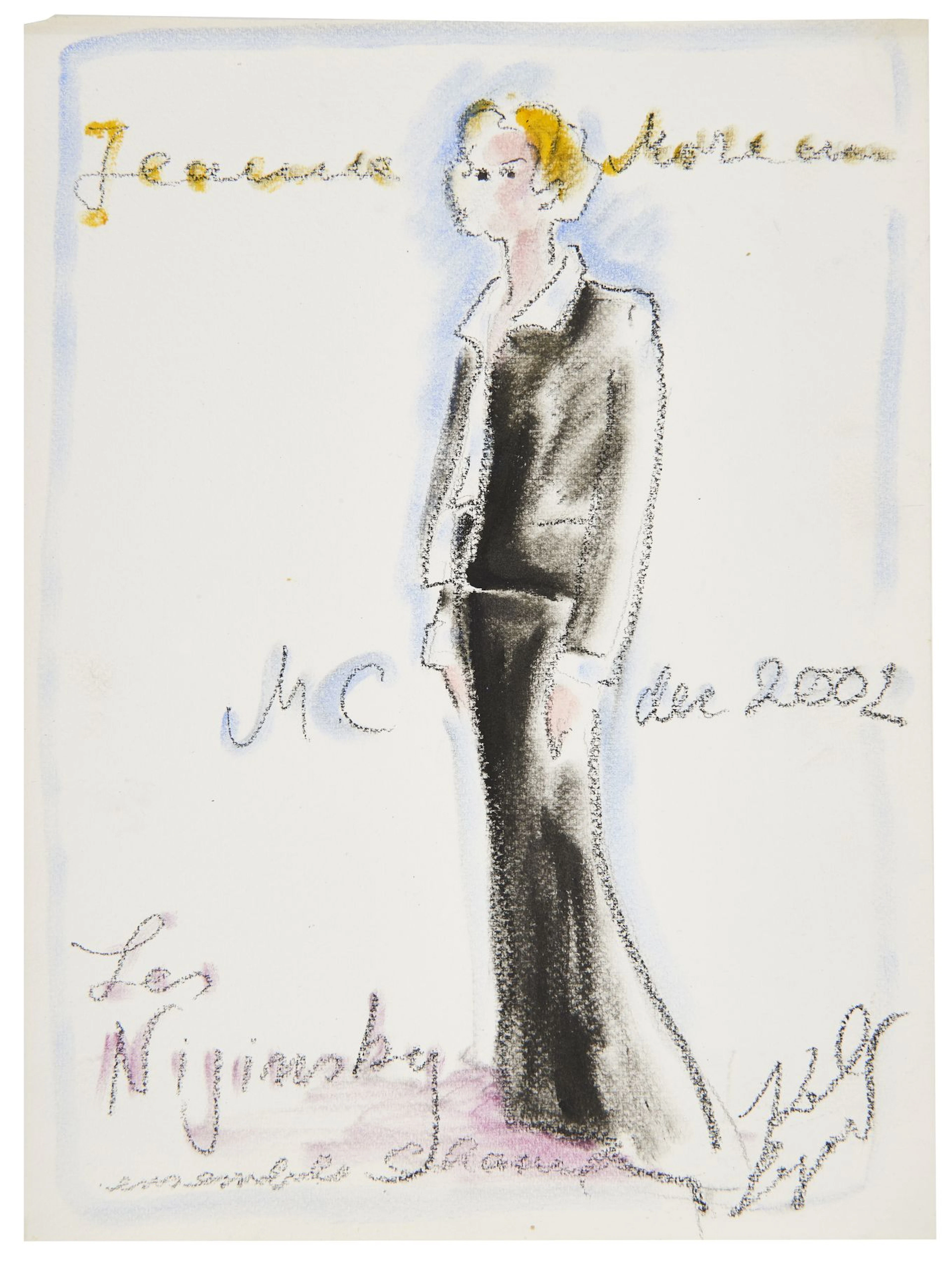 KARL LAGERFELD 1933 - 2019 Jeanne Moreau - 2002