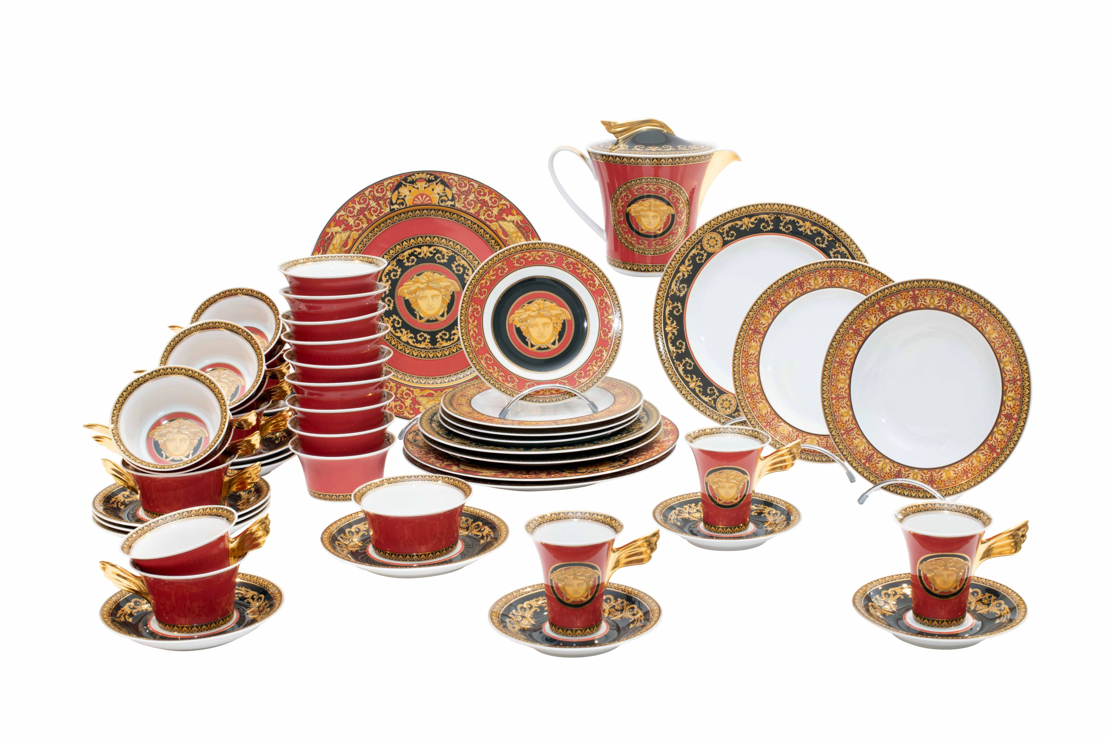 PARTIE DE SERVICE DE TABLEMedusaVERSACE MEDUSA ROSENTHAL...