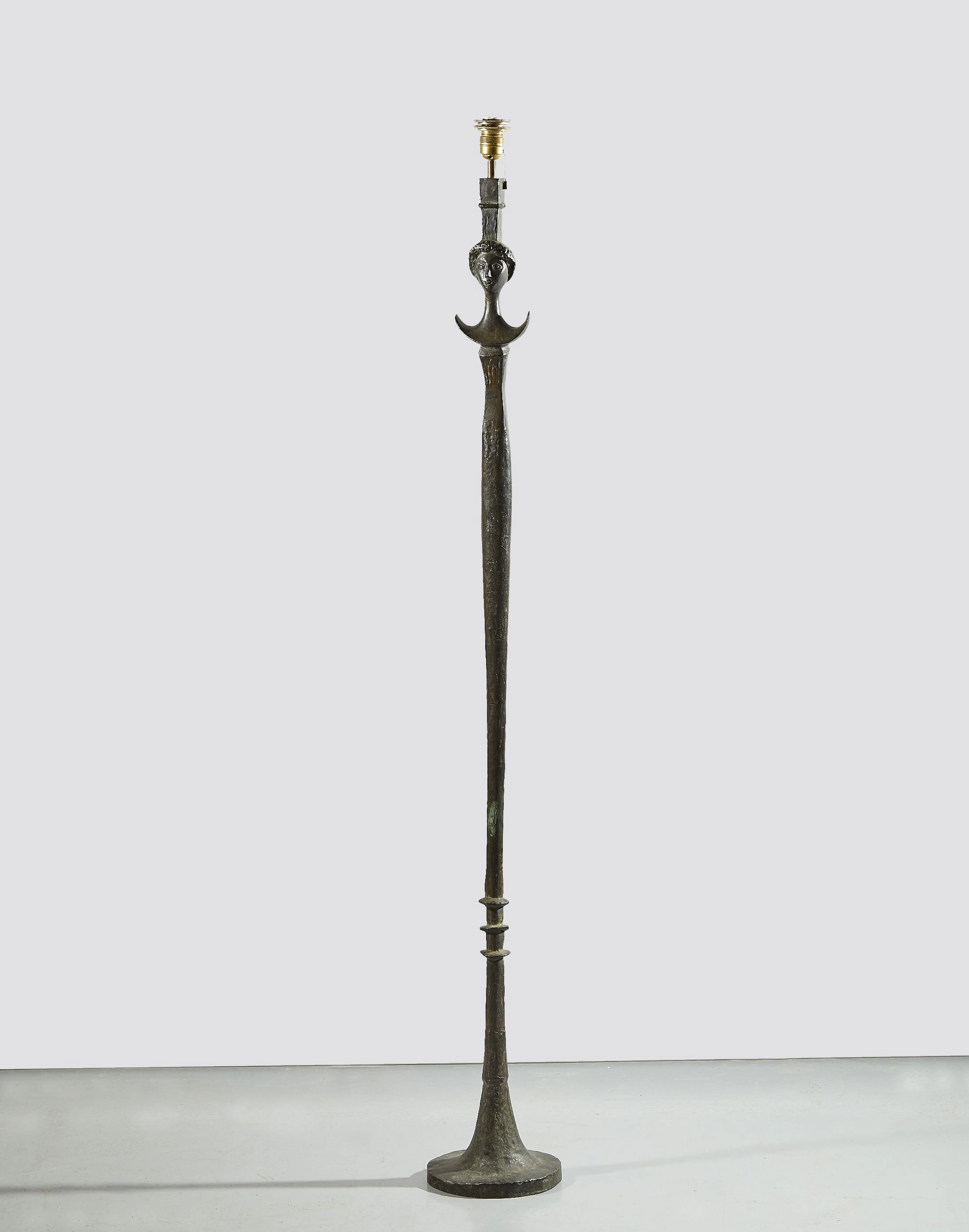 Alberto GIACOMETTI 1901 - 1966 Lampadaire modèle "figure"...