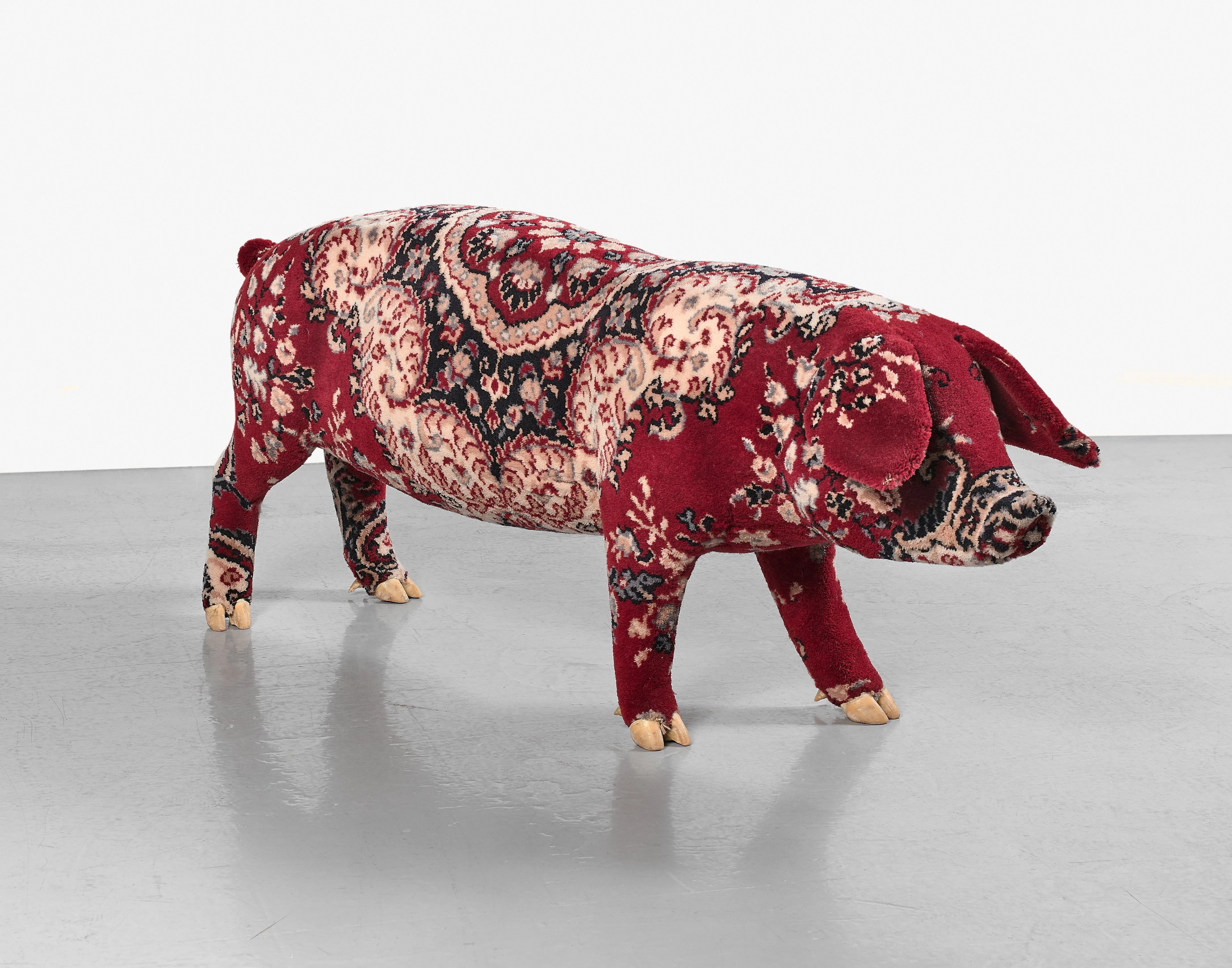 Wim DELVOYE (Né en 1965) CLAUDE - 2003 Tapis persan sur...