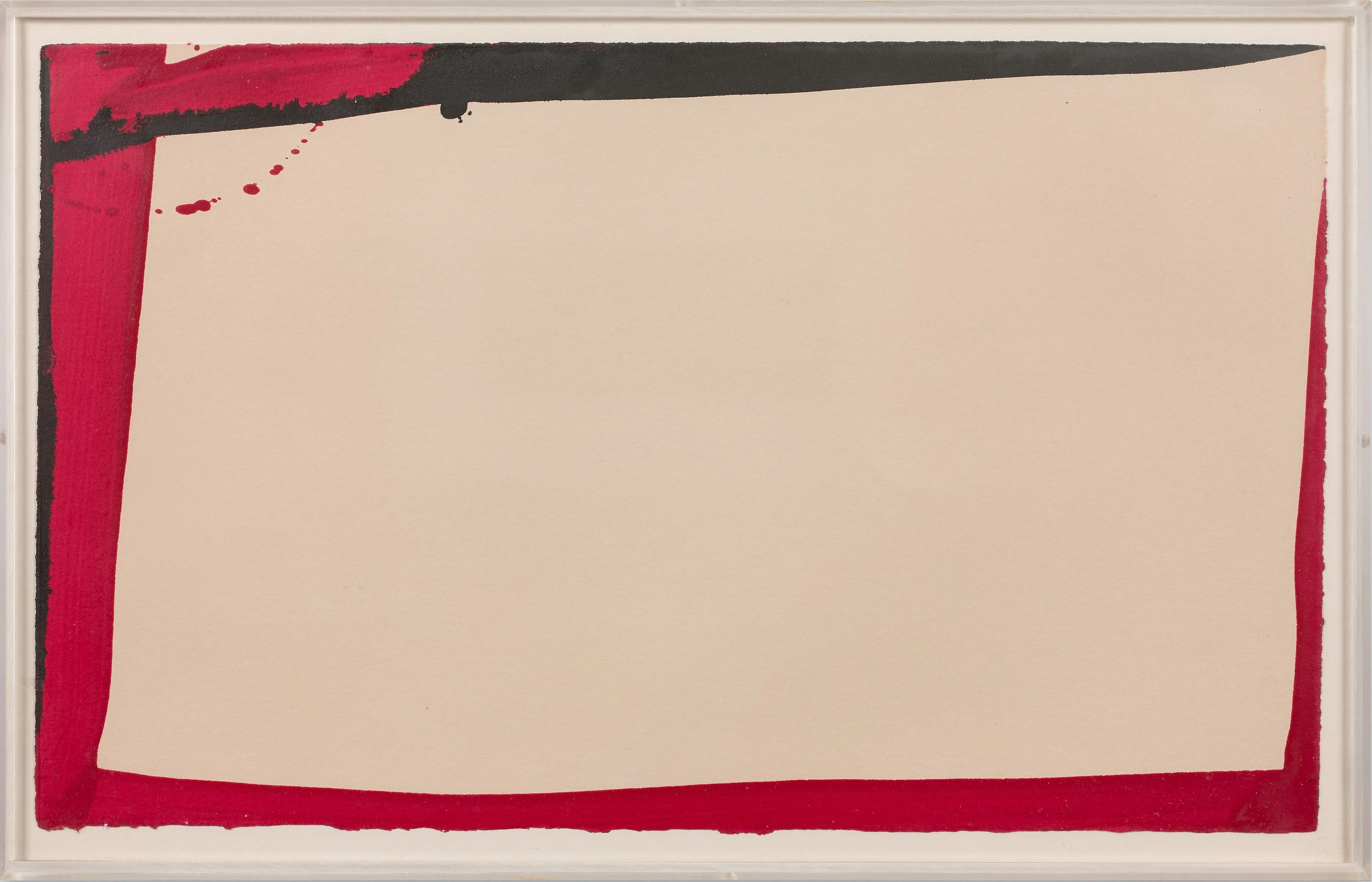 Sam FRANCIS (1923 - 1994) SF 66-036 - 1966 Acrylique sur papier