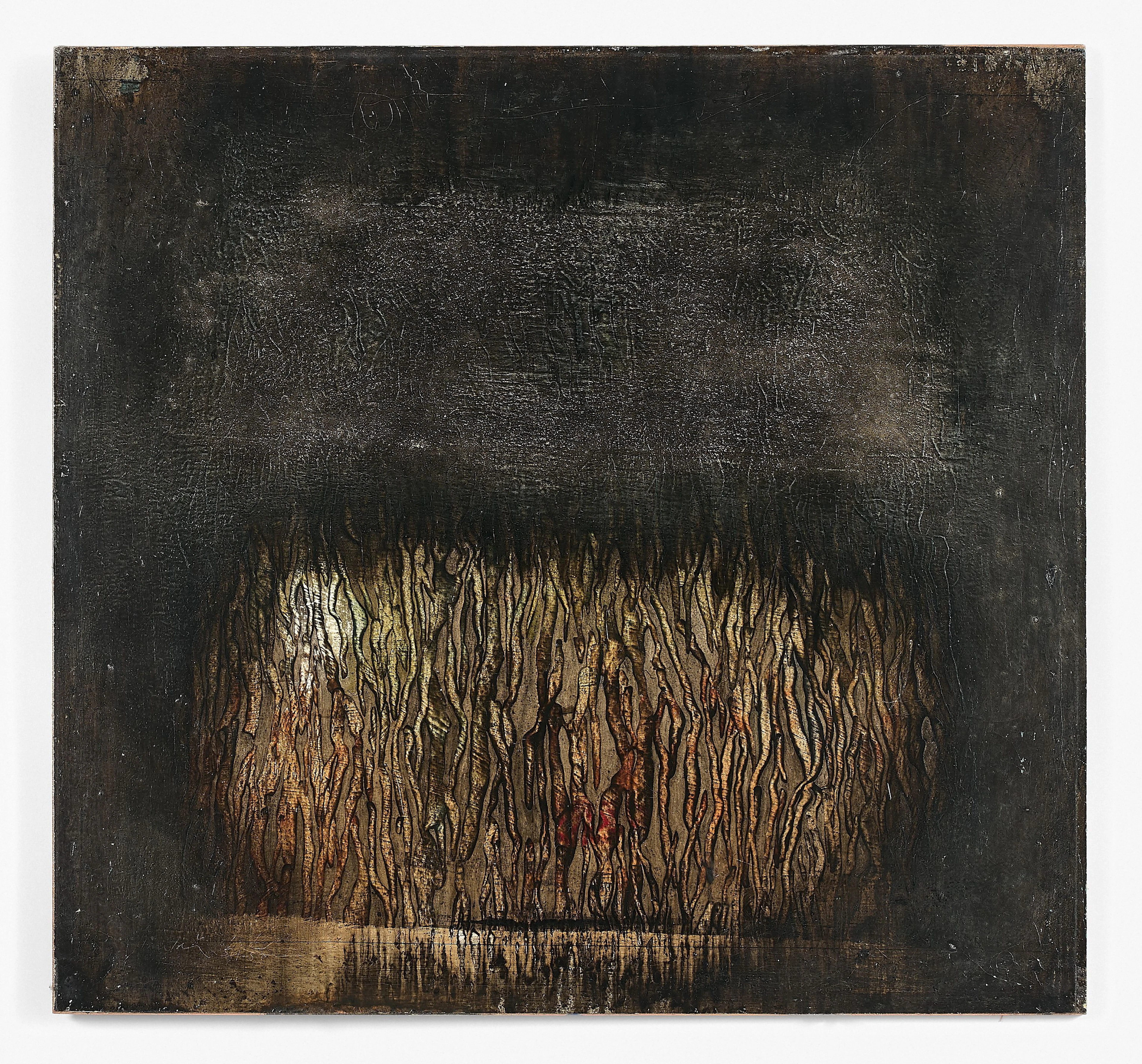 Simon HANTAÏ (1922 - 2008) SANS TITRE - 1951-58 Huile sur...