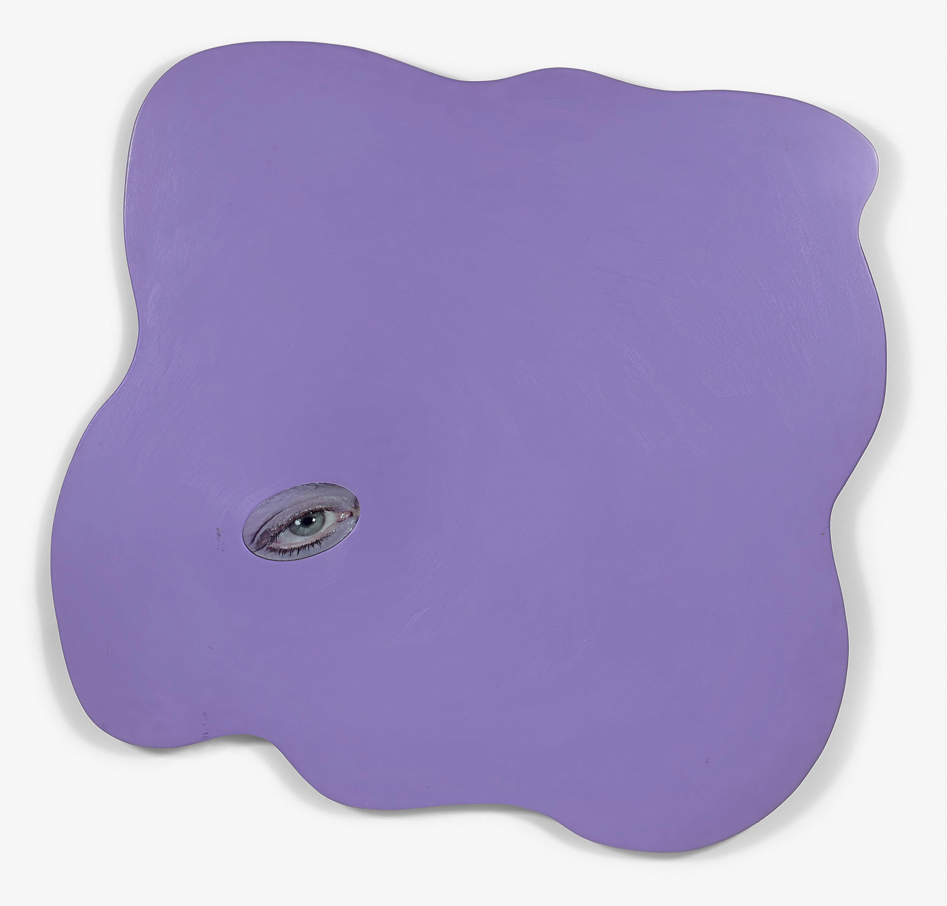 Tony OURSLER (Né en 1957) LUNAR PURPLE - 2007 Aluminium...