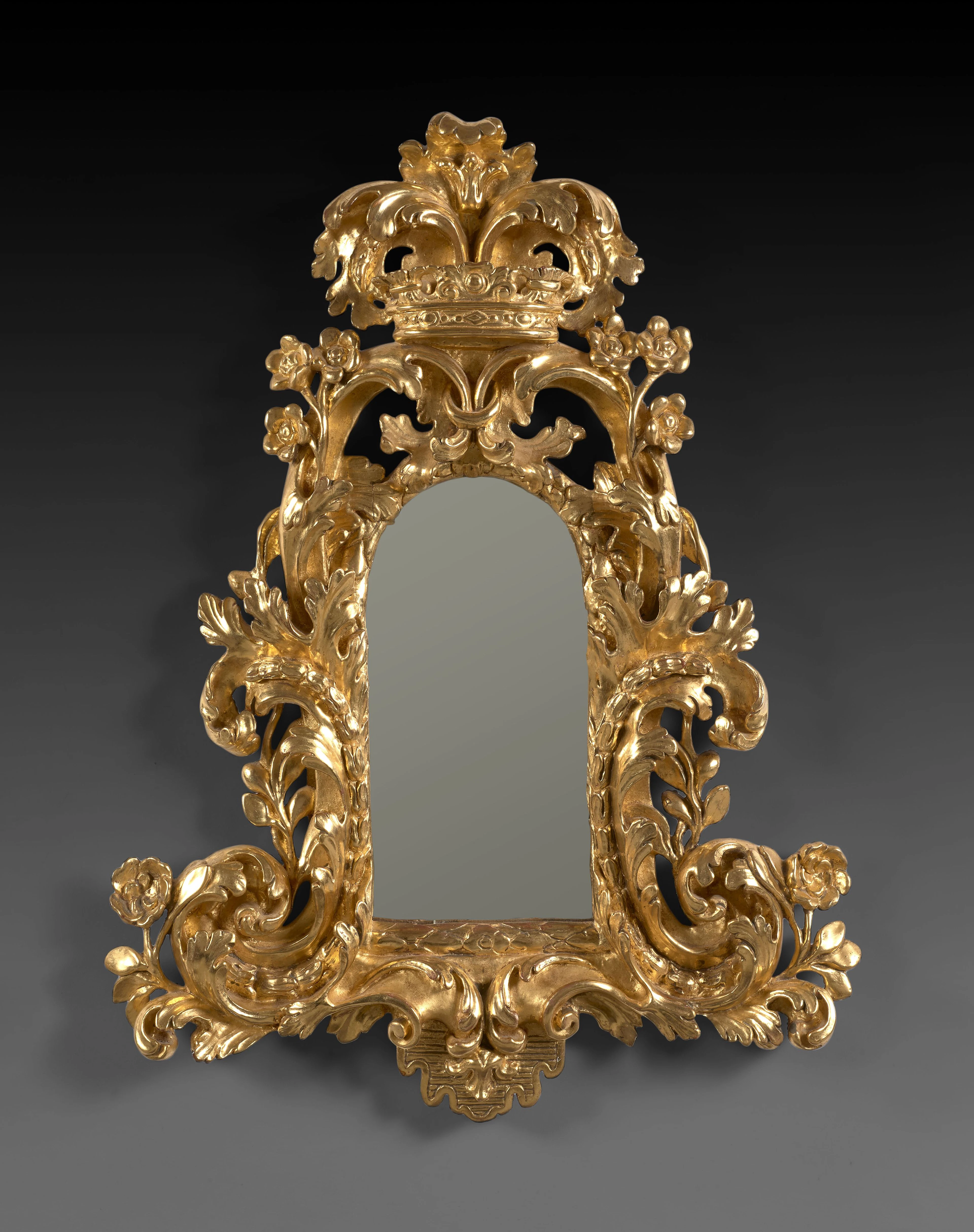 MIROIR ITALIEN D'ÉPOQUE BAROQUE