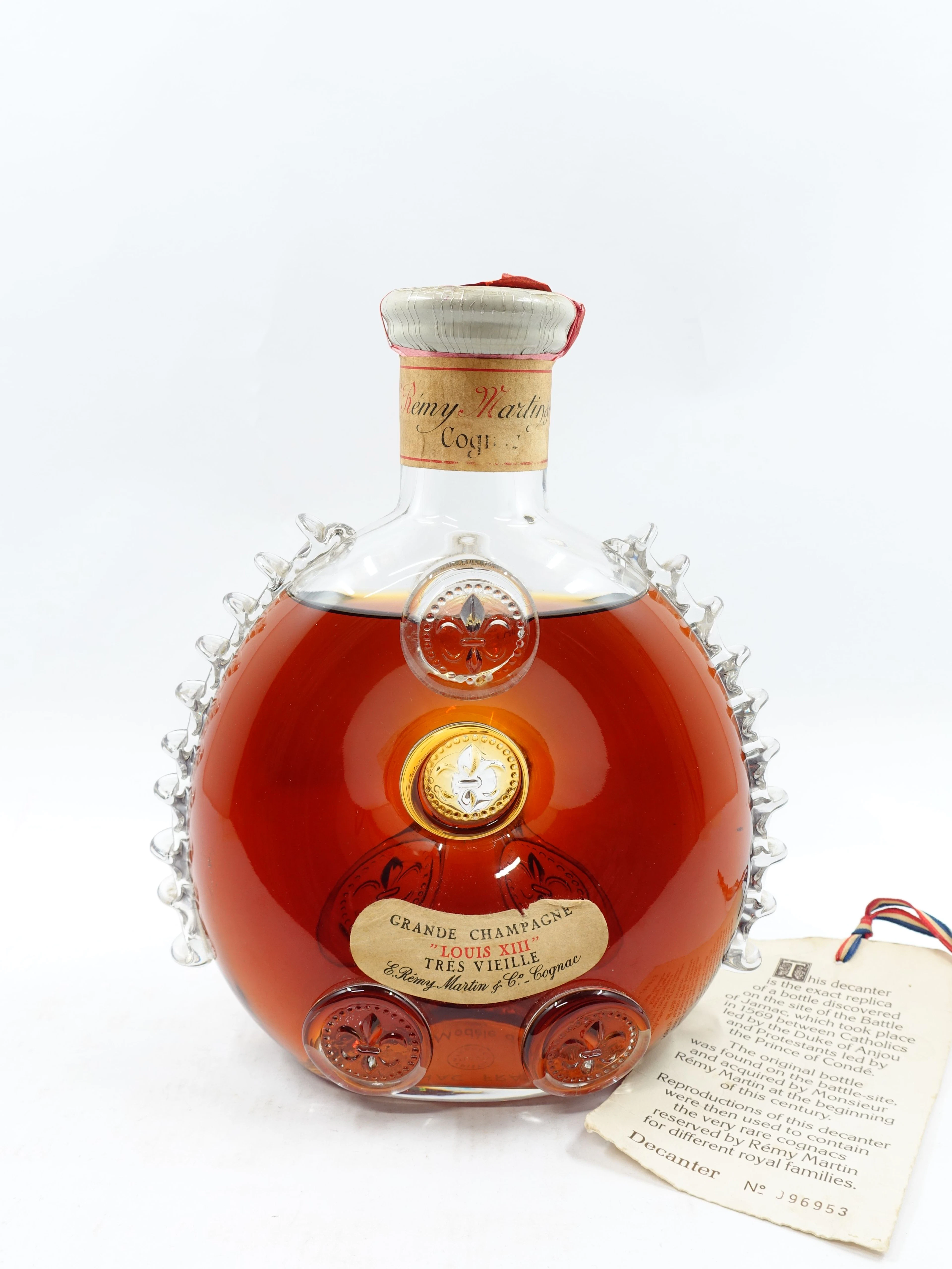 1 carafe COGNAC REMY MARTIN LOUIS XIII Très Vieille...