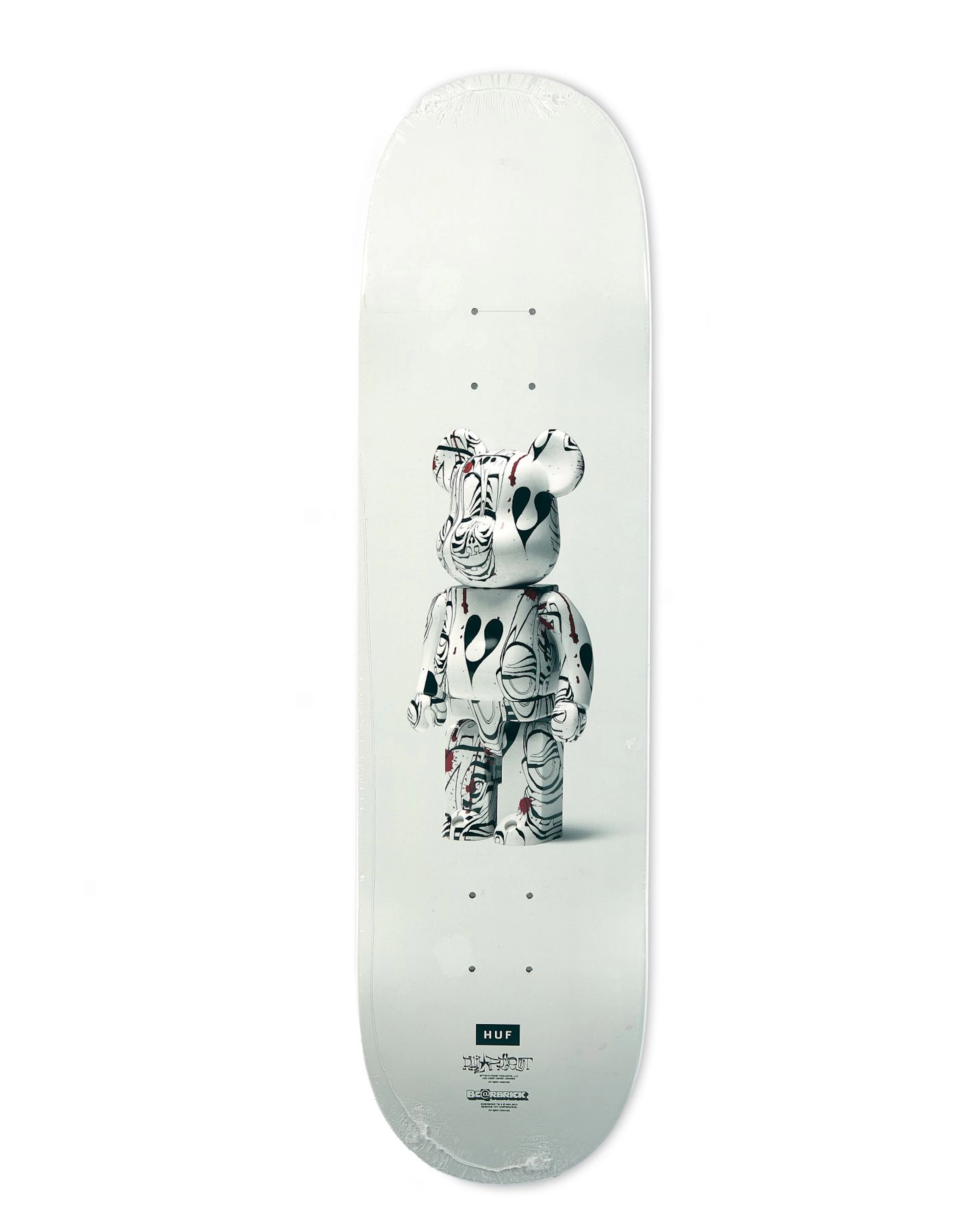Phil FROST x HUF (Américain - Né en 1973) Bearbrick deck...