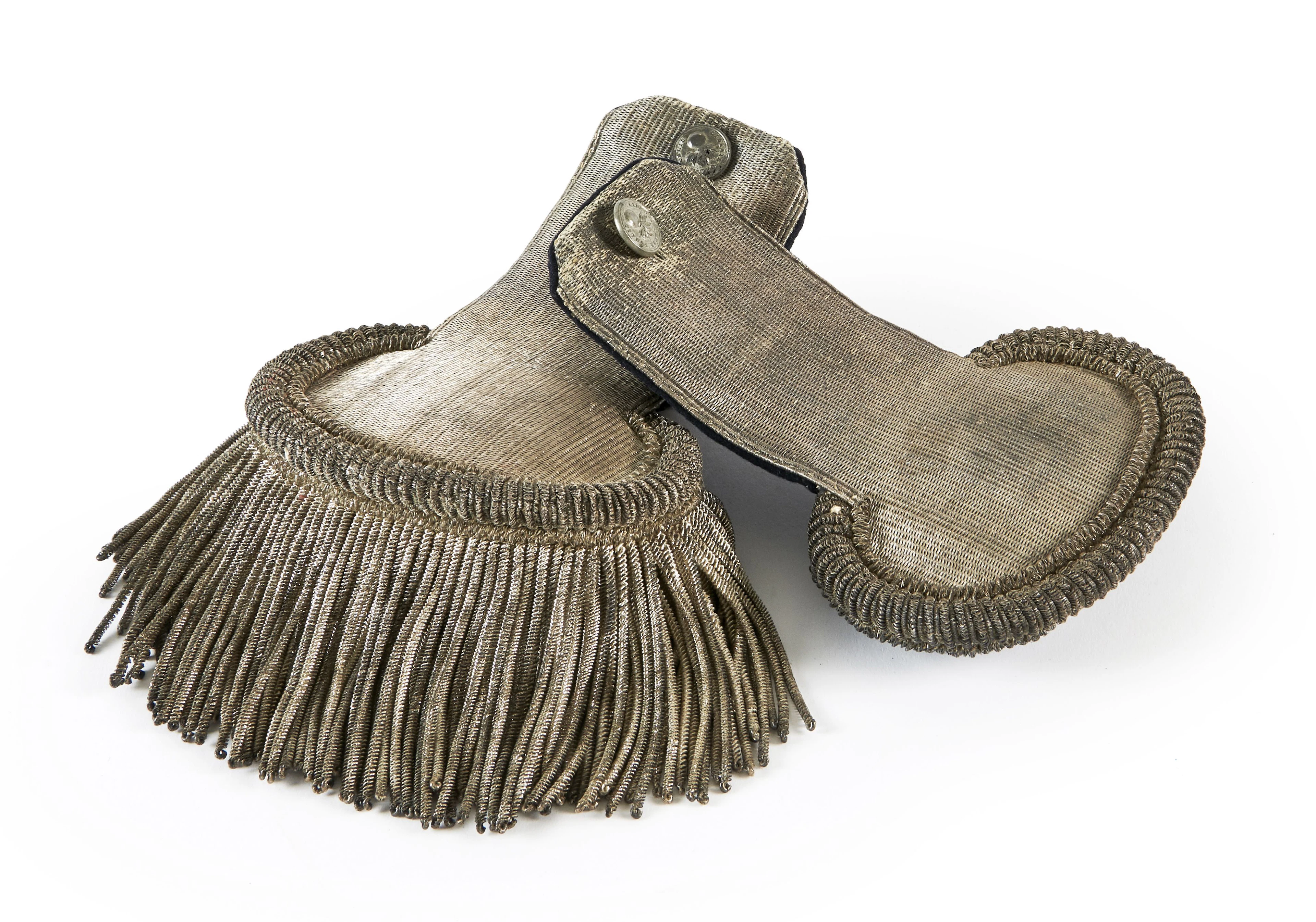 PAIRE D'EPAULETTE ET CONTRE-EPAULETTE D'OFFICIER...