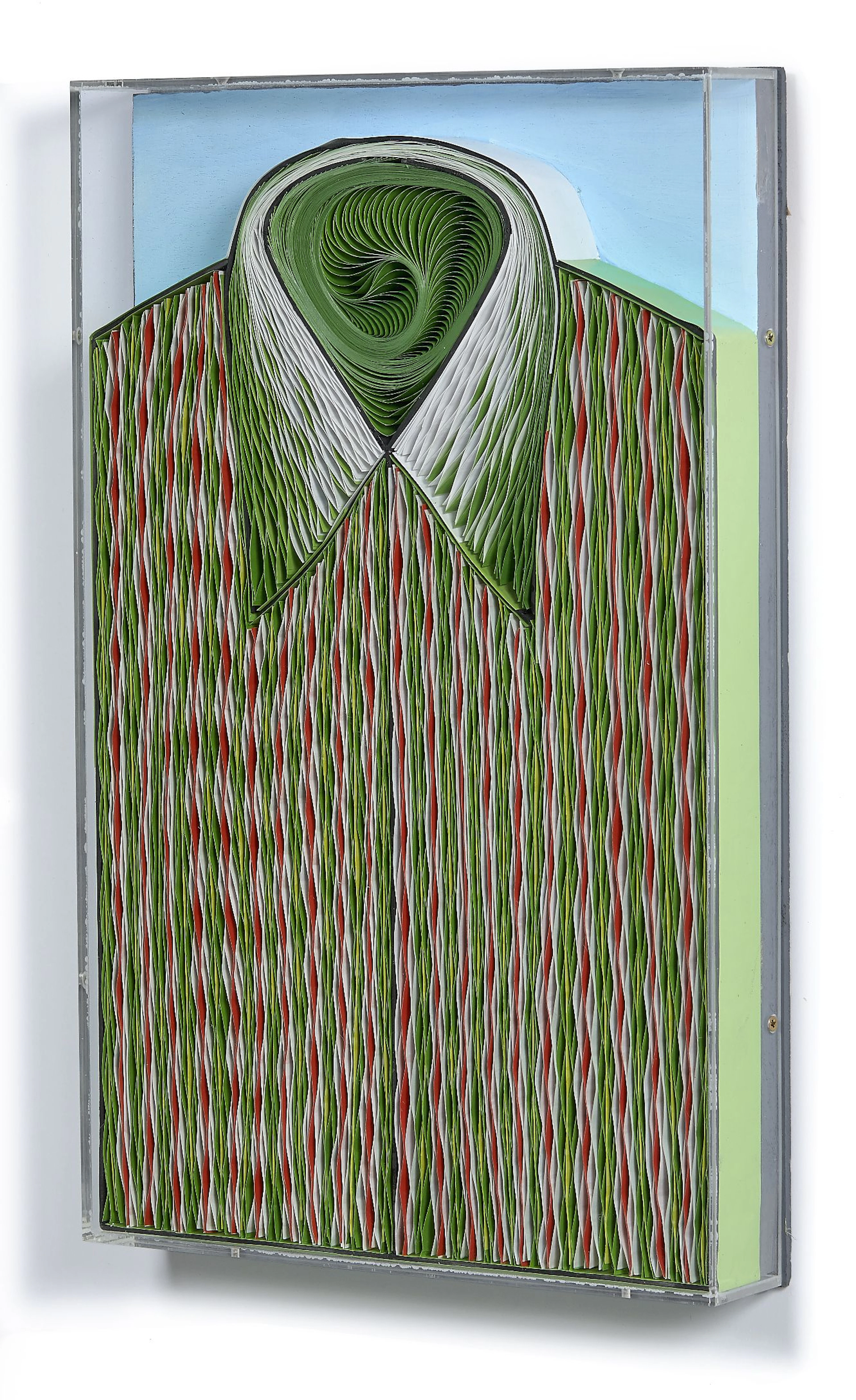 PAVLOS (1930 - 2019) CHEMISE - 2006 Papier massicoté sur...