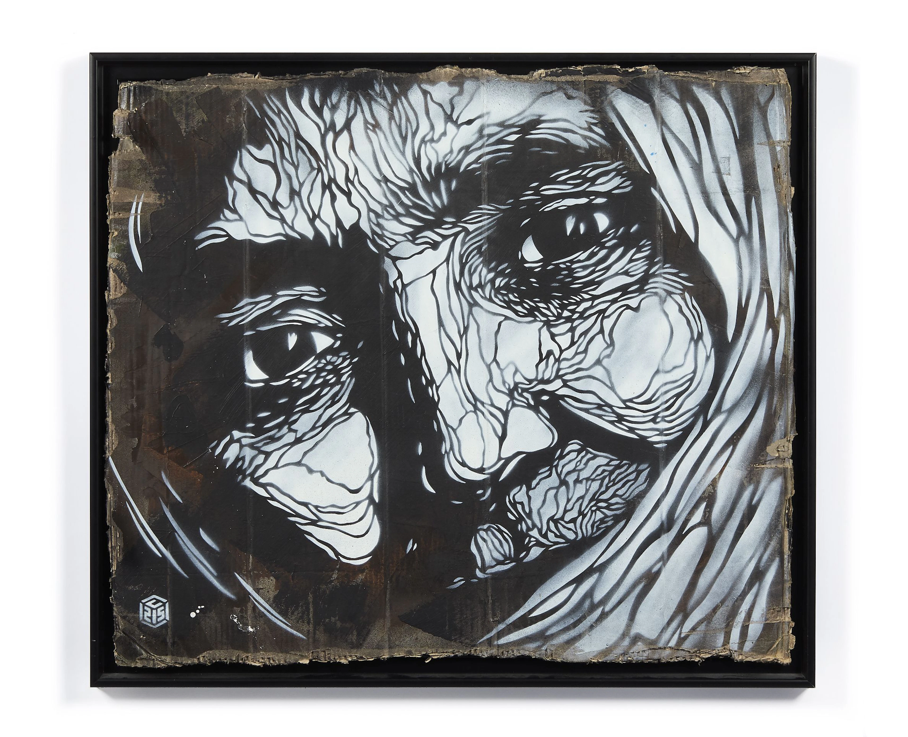 C215 (Français - Né en 1973) Sans titre Pochoir et...