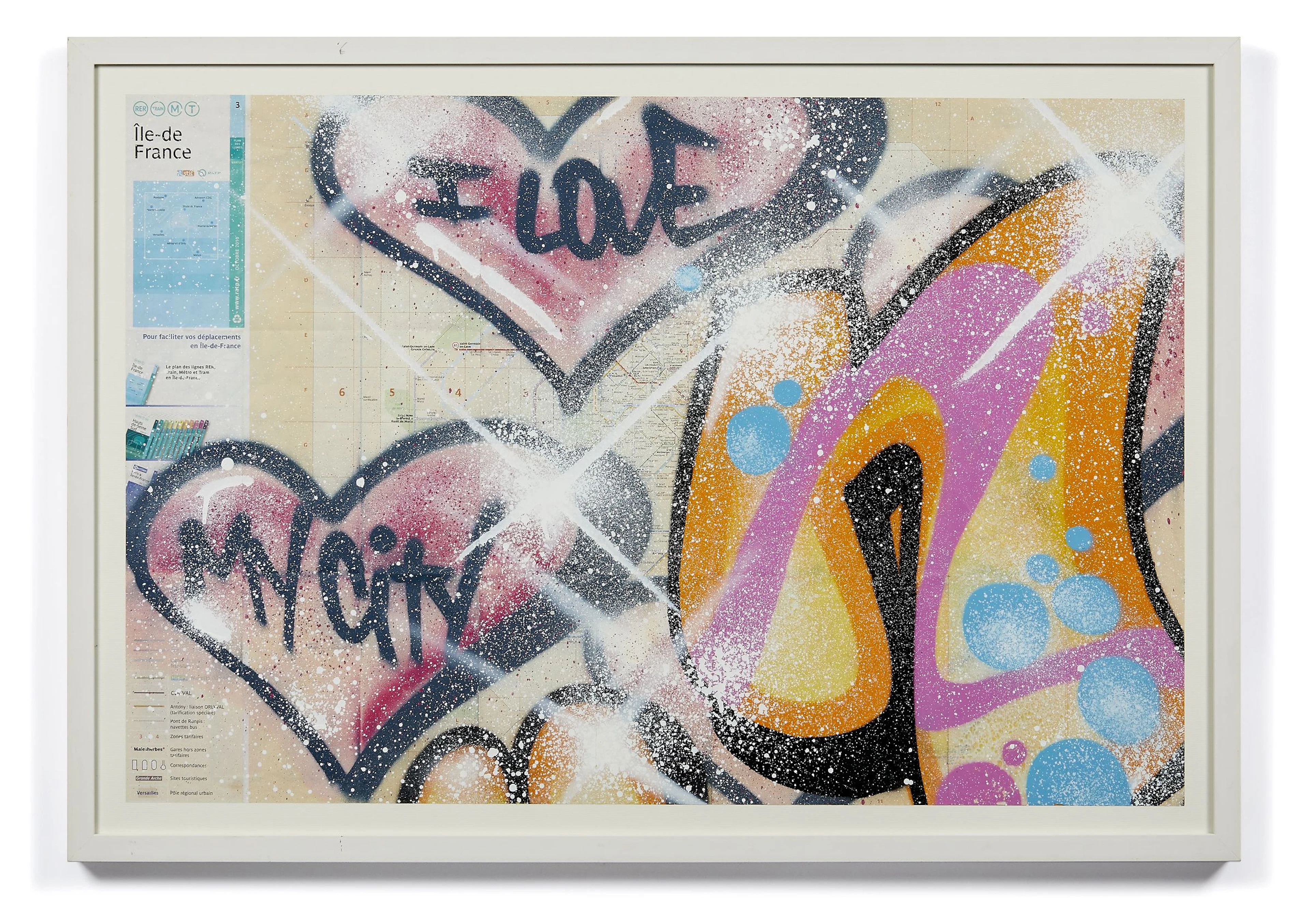 NASTY (Français - Né en 1974) I Love my city Peinture...