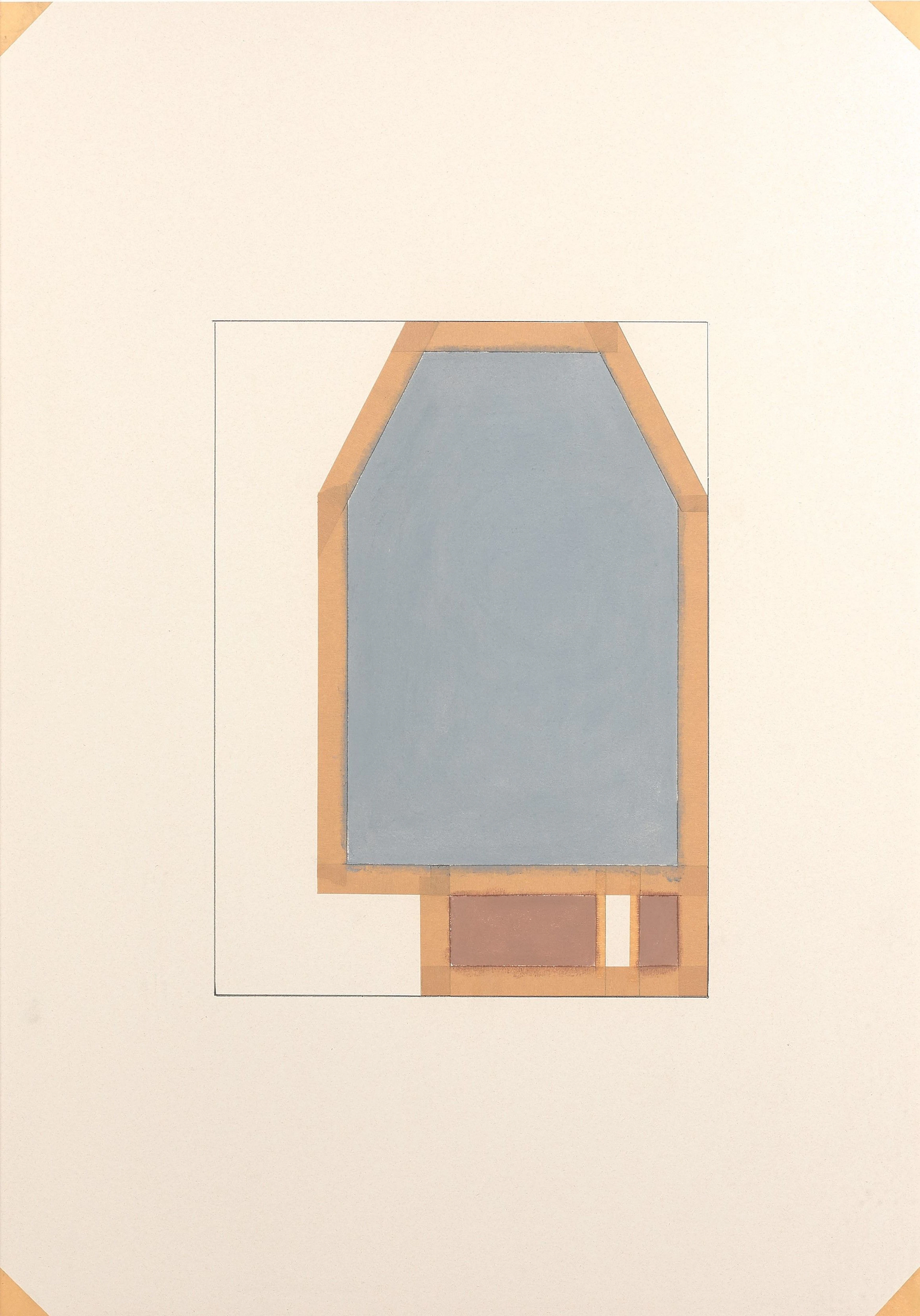 David TREMLETT (né en 1945) DRAWING FOR A WALL N°3 - 1991 Pastel