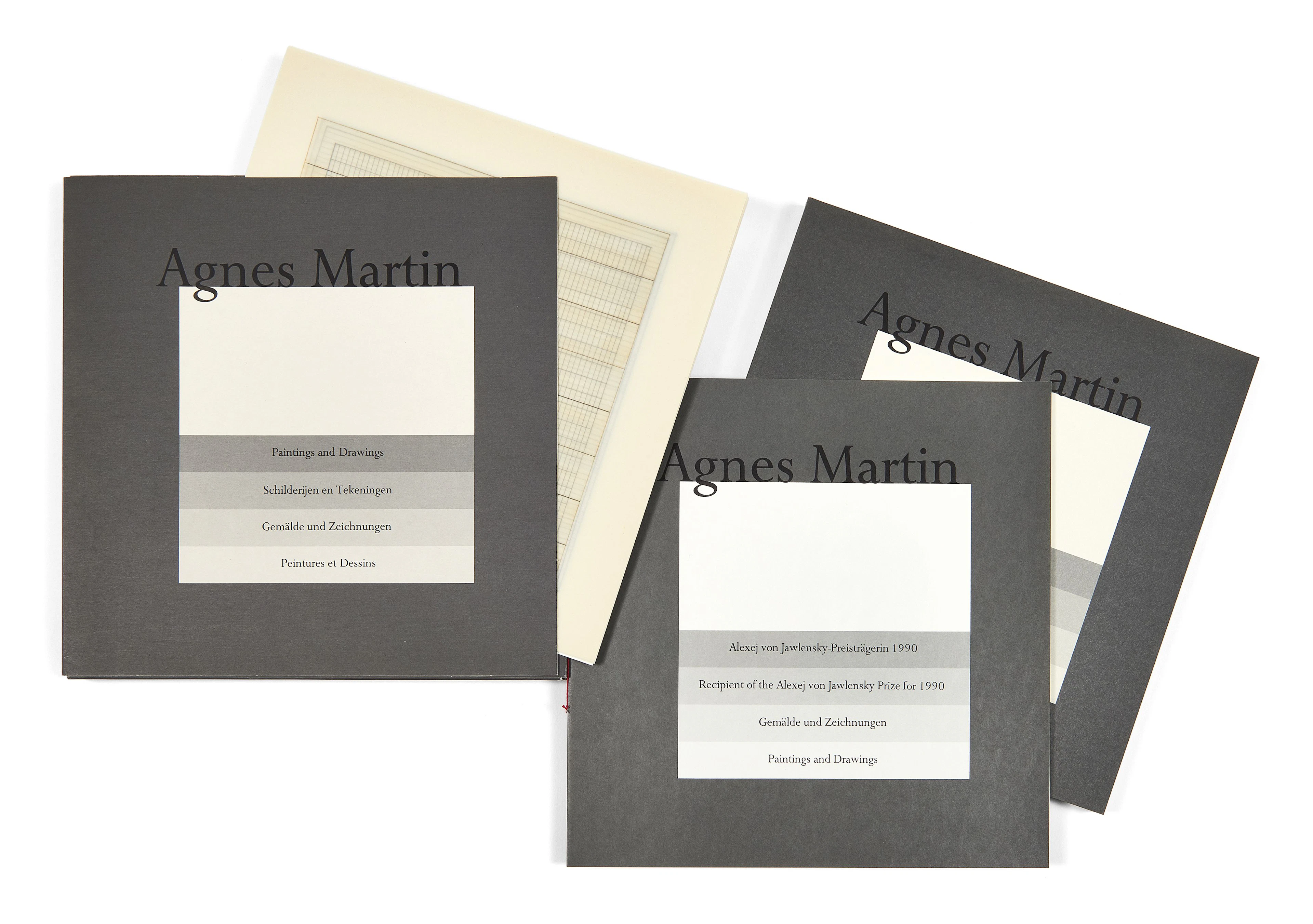 Agnès MARTIN (1912 - 2004) Paintings and drawings...