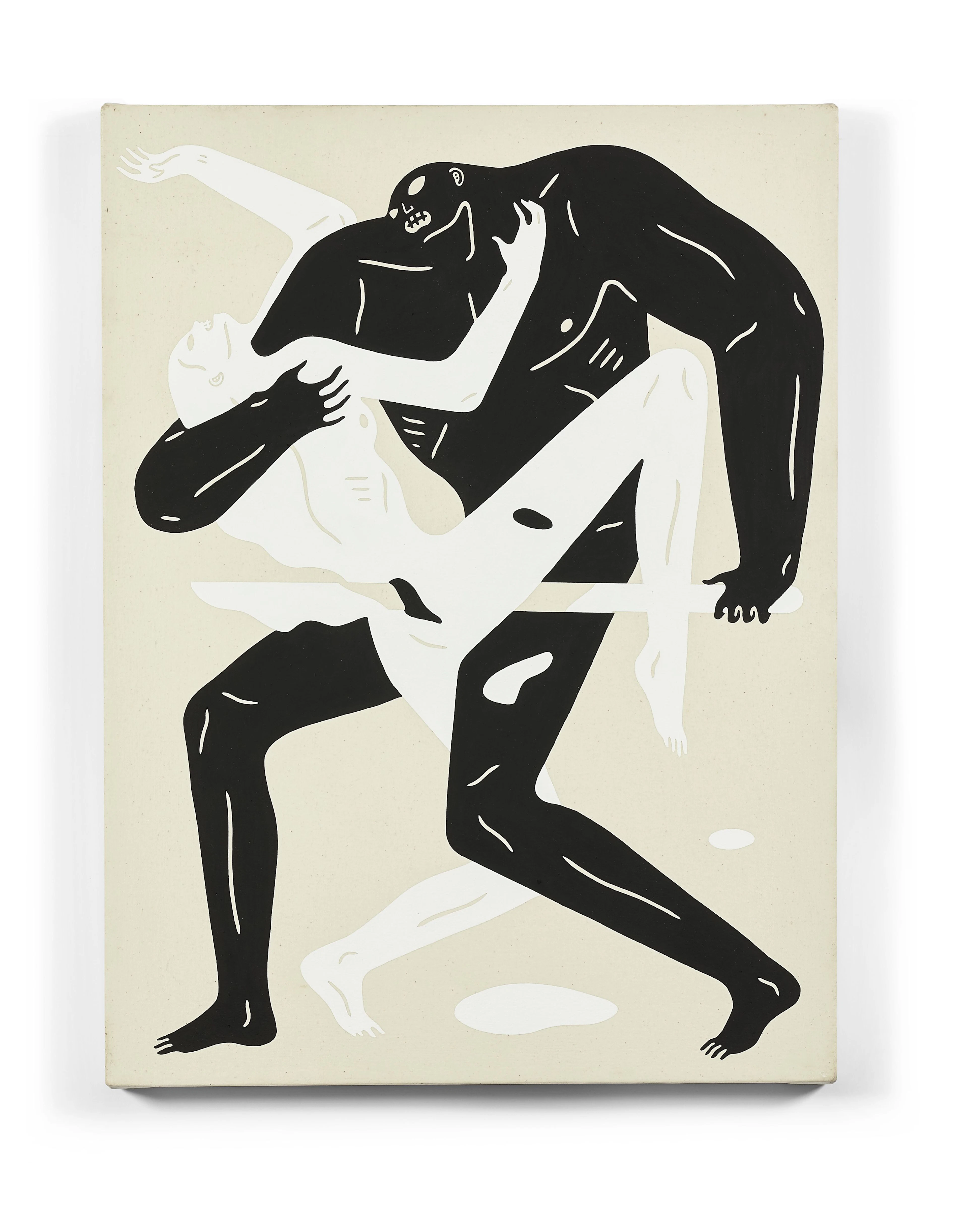 Cléon PETERSON (Américain - Né en 1973) Eclipse - 2017 Acrylique sur toile