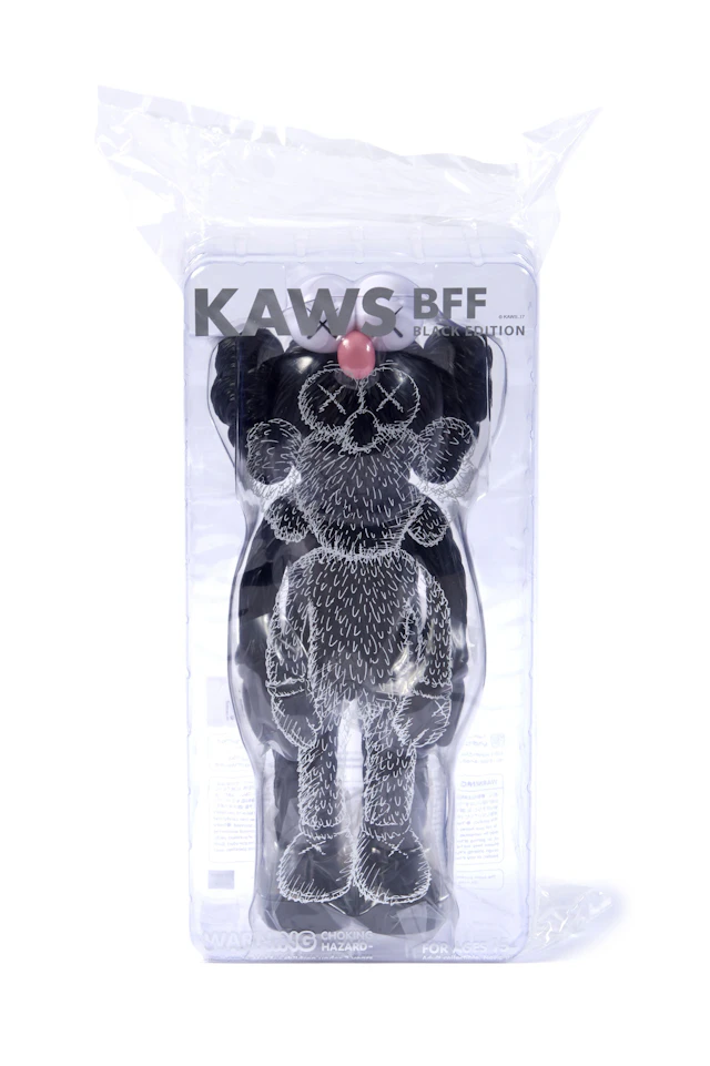 KAWS (Américain - Né en 1974) BFF (Black) - 2017 Vinyle peint
