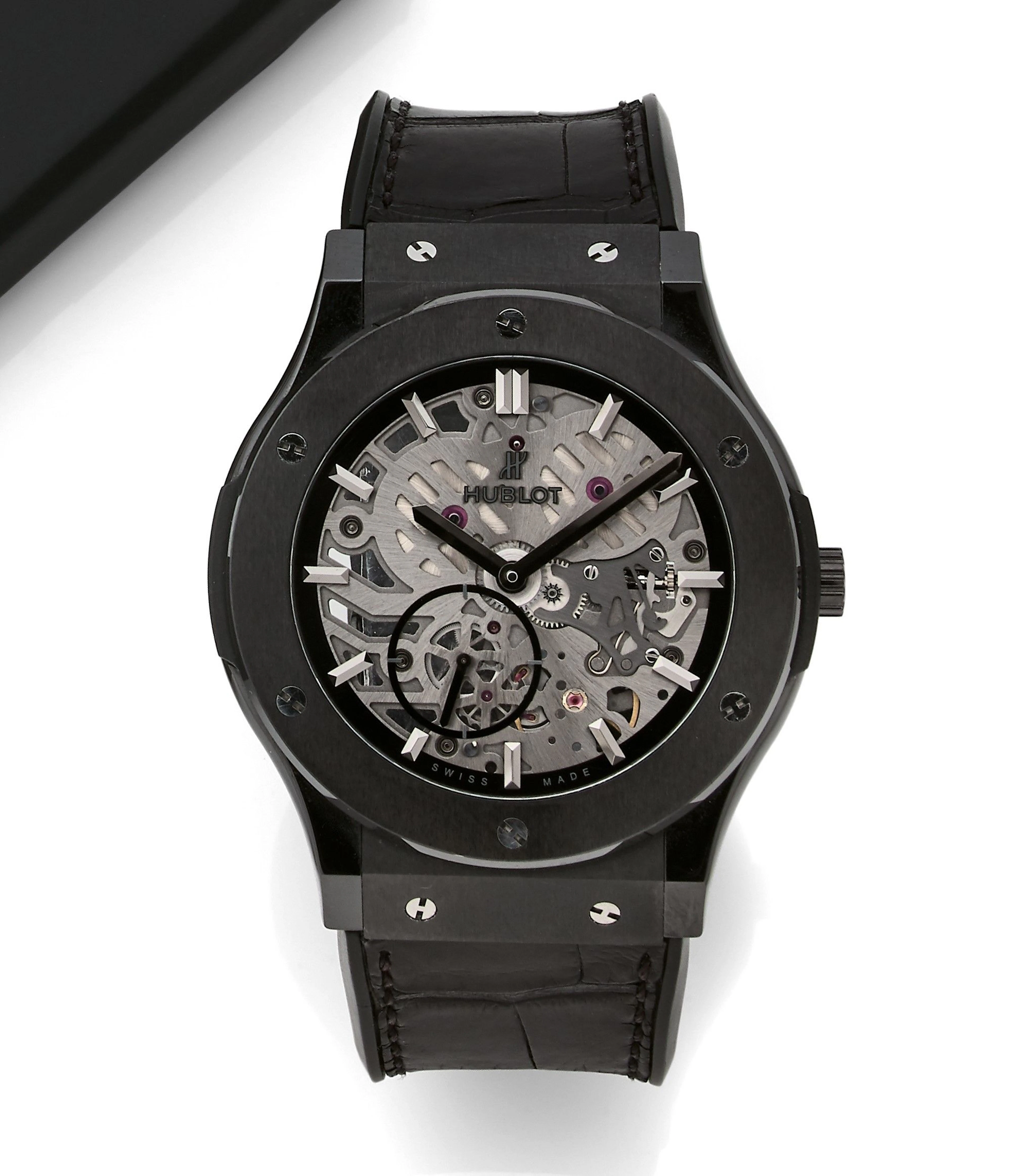 HUBLOT Classic Fusion Extra-Thin Skeleton Black Ceramic