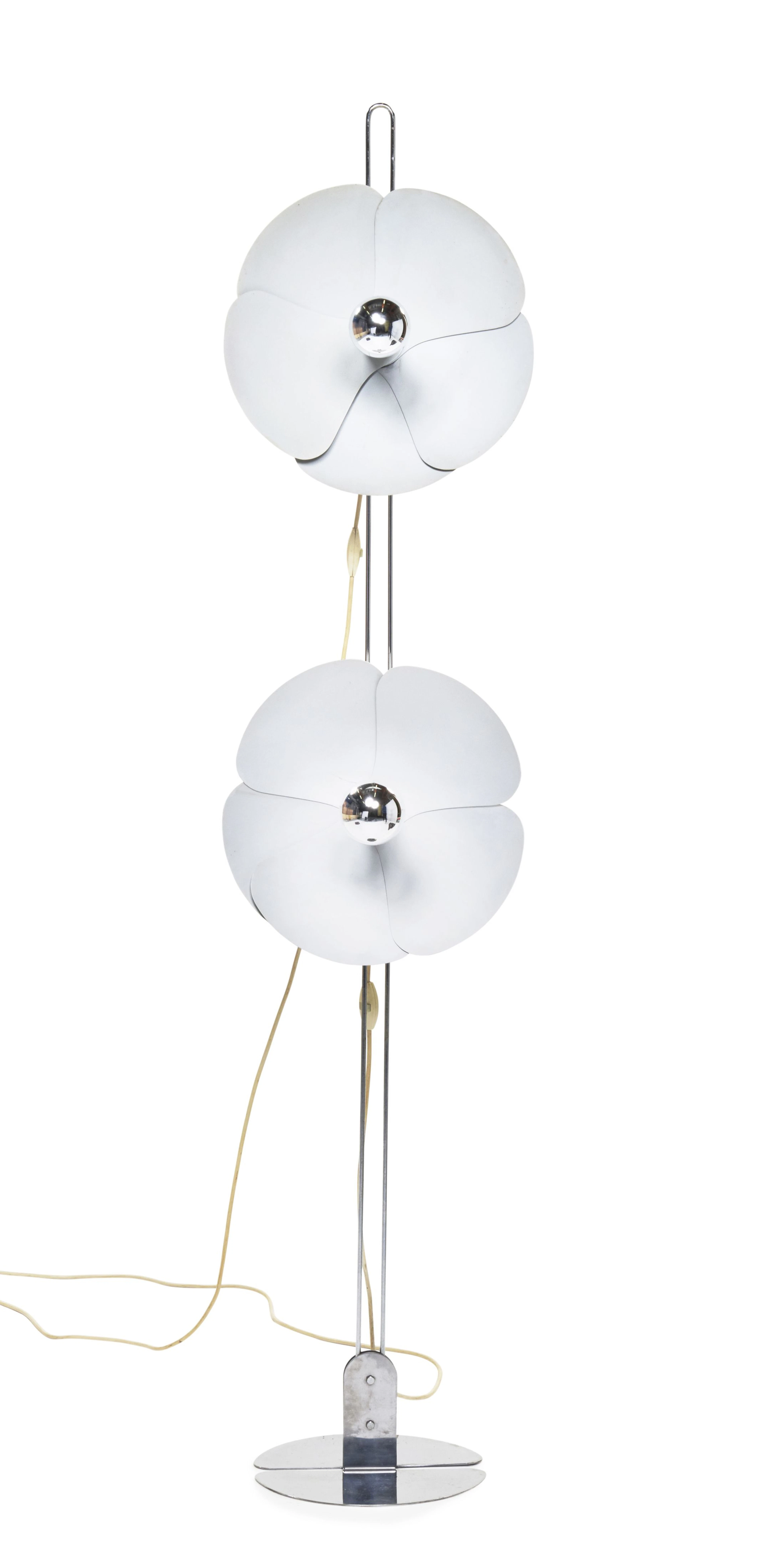 Olivier MOURGUE (Né en 1939) Lampadaire « Fleur » - circa 1970