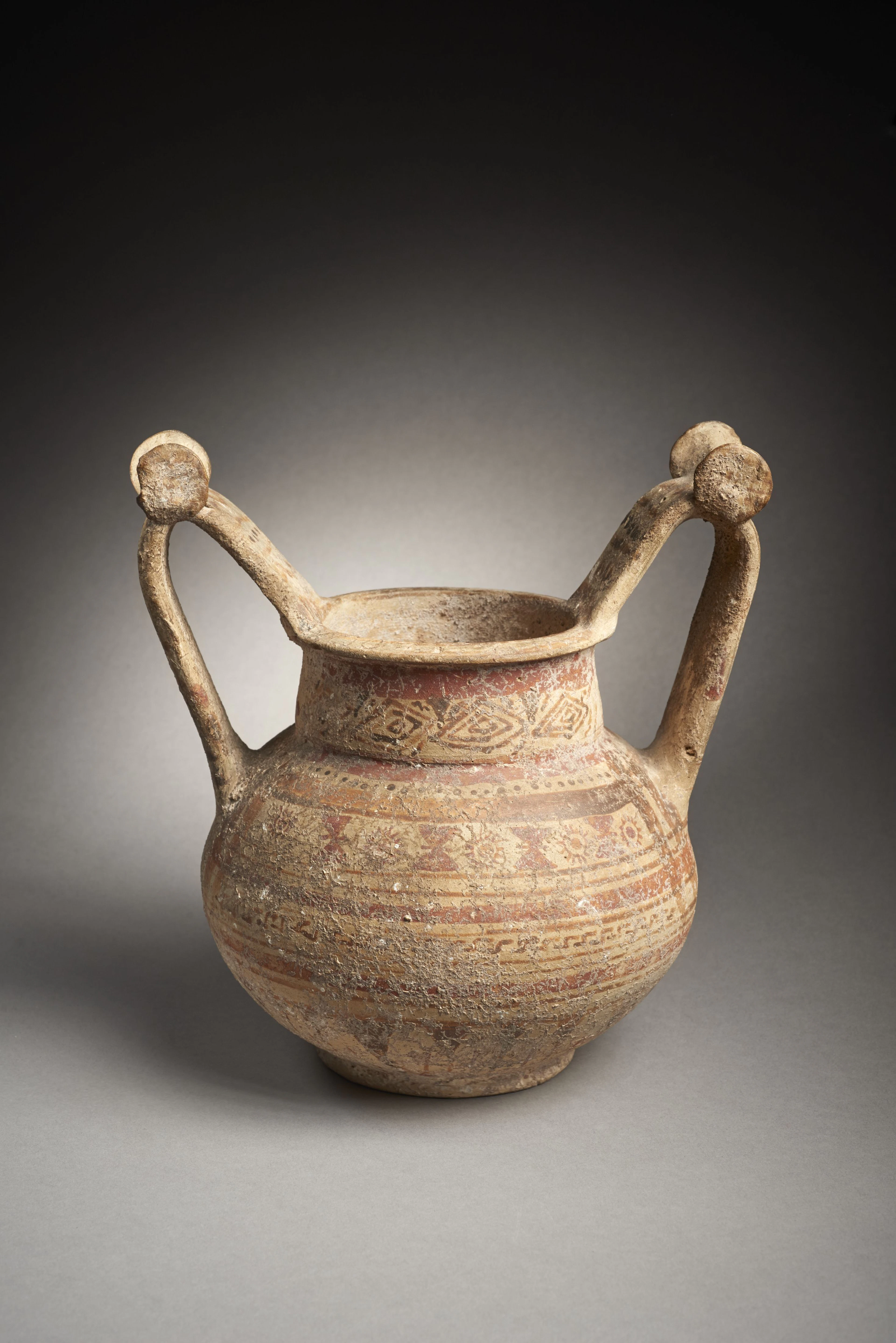 VASE À "TROZZELLA" EN CÉRAMIQUE Art dauno-messapien