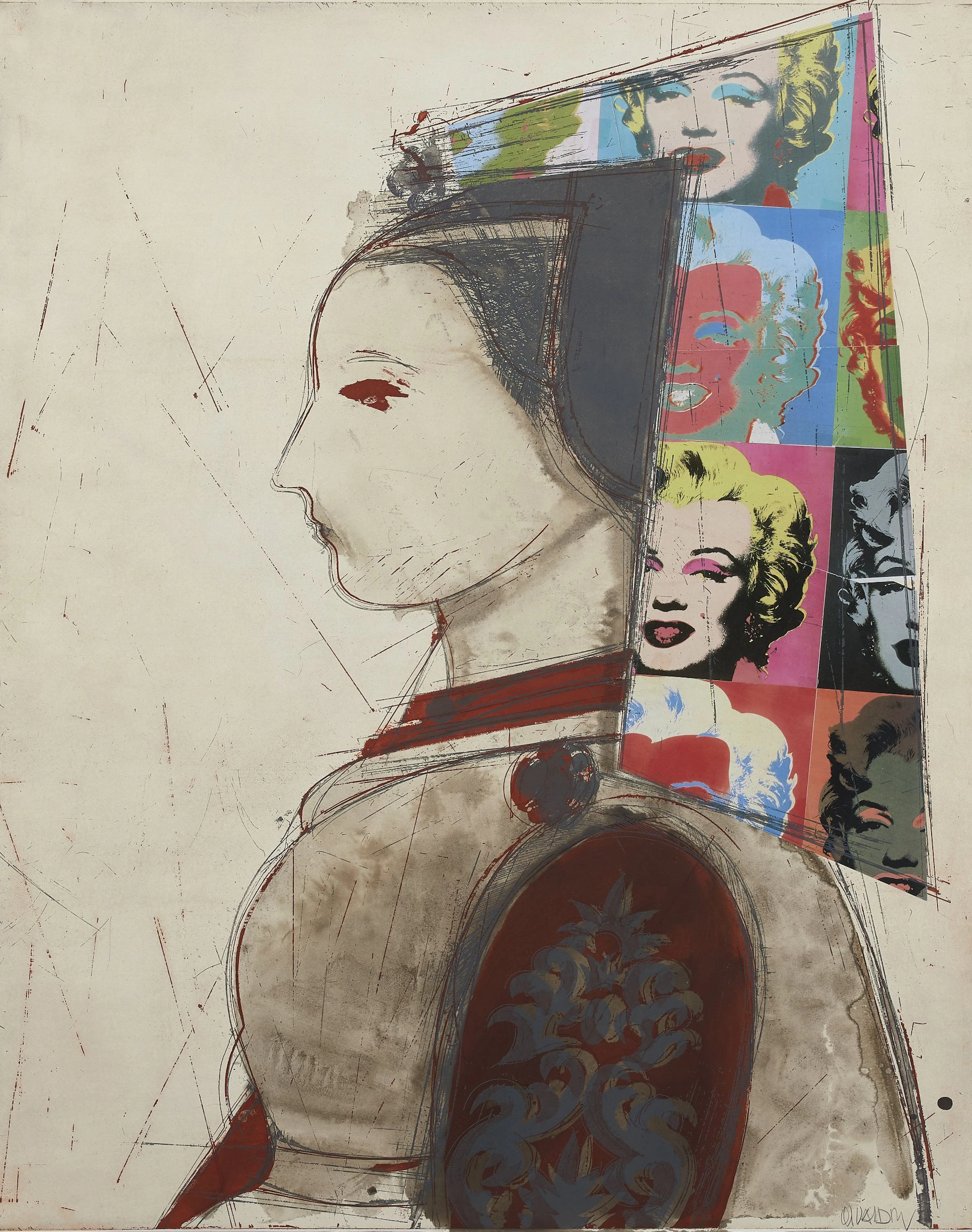 Manolo VALDES (Né en 1942) Profil - 2008 Eau-forte