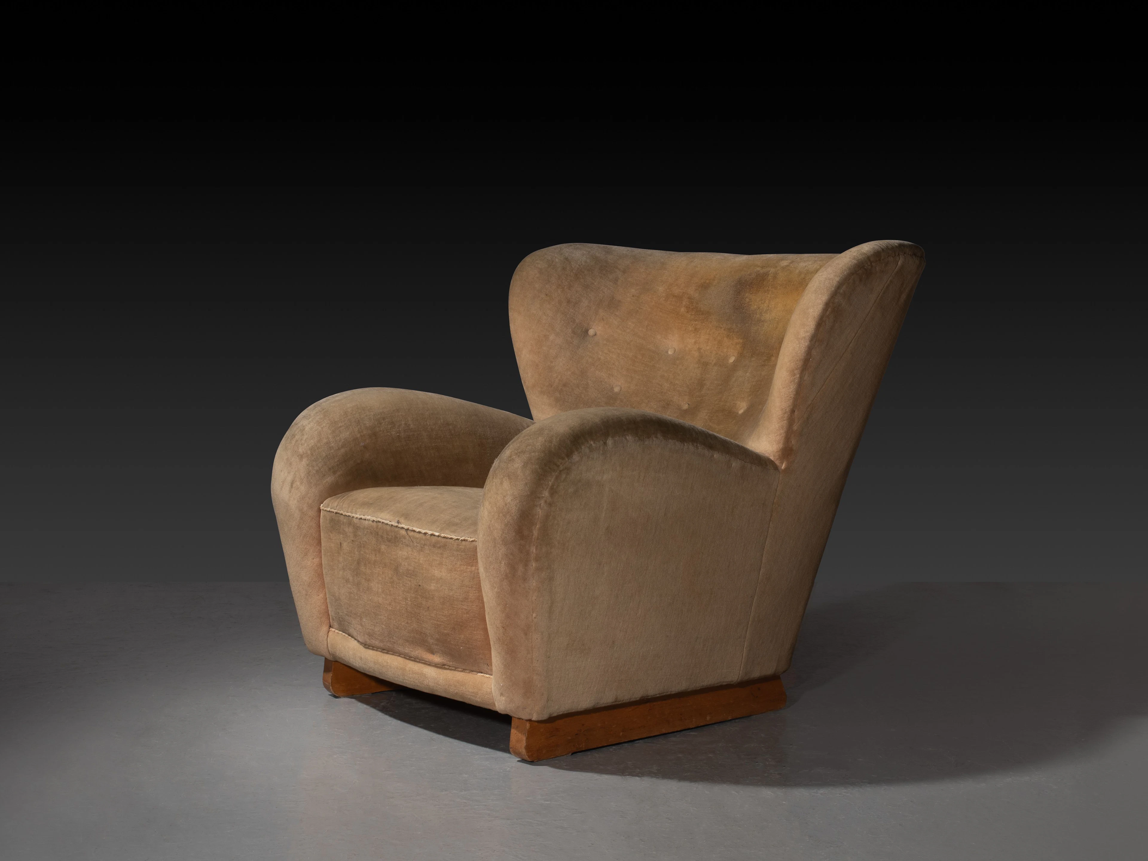 Märta BLOMSTEDT 1899–1982 Prototype du fauteuil mod. Aulanko 1938