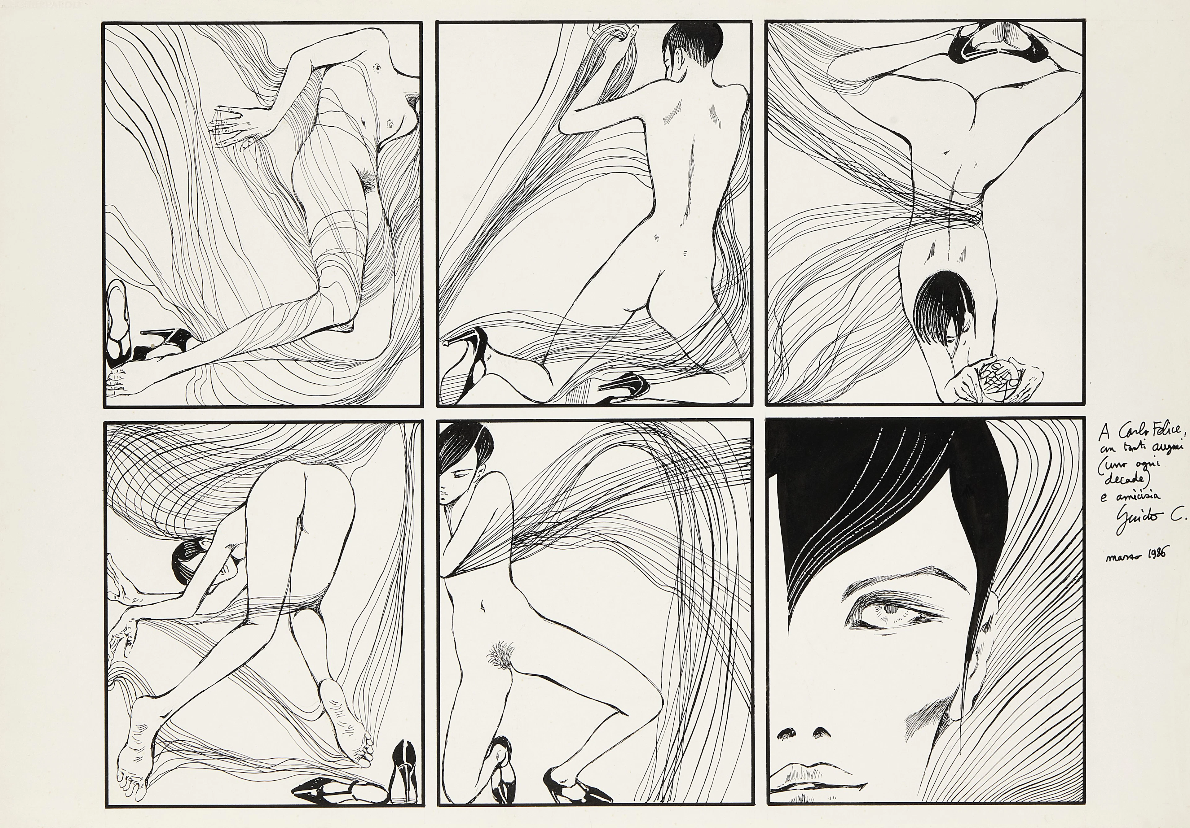 Guido CREPAX 1933-2003 Senza Titulo