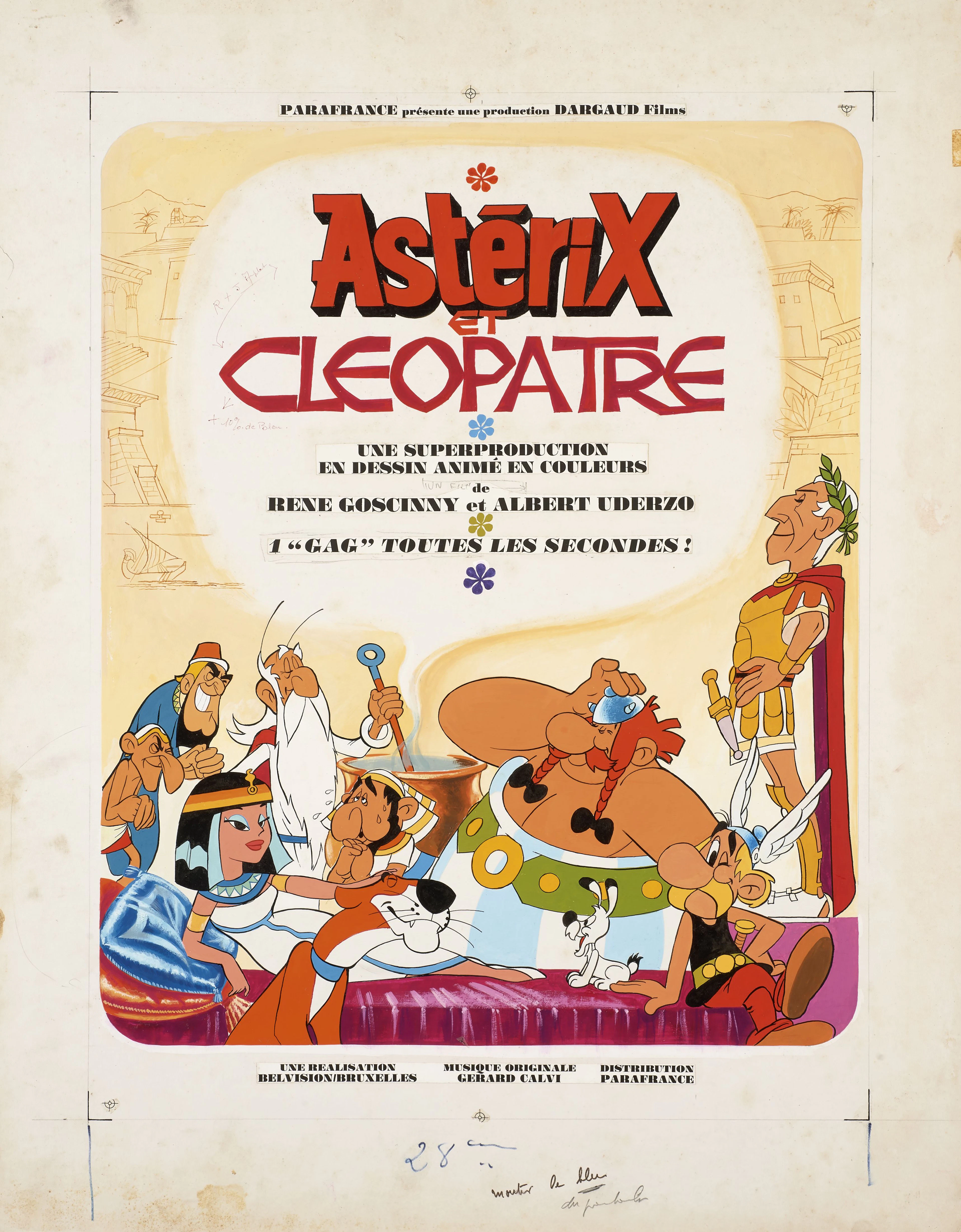 Albert UDERZO 1927-2020 Astérix et Cléopâtre