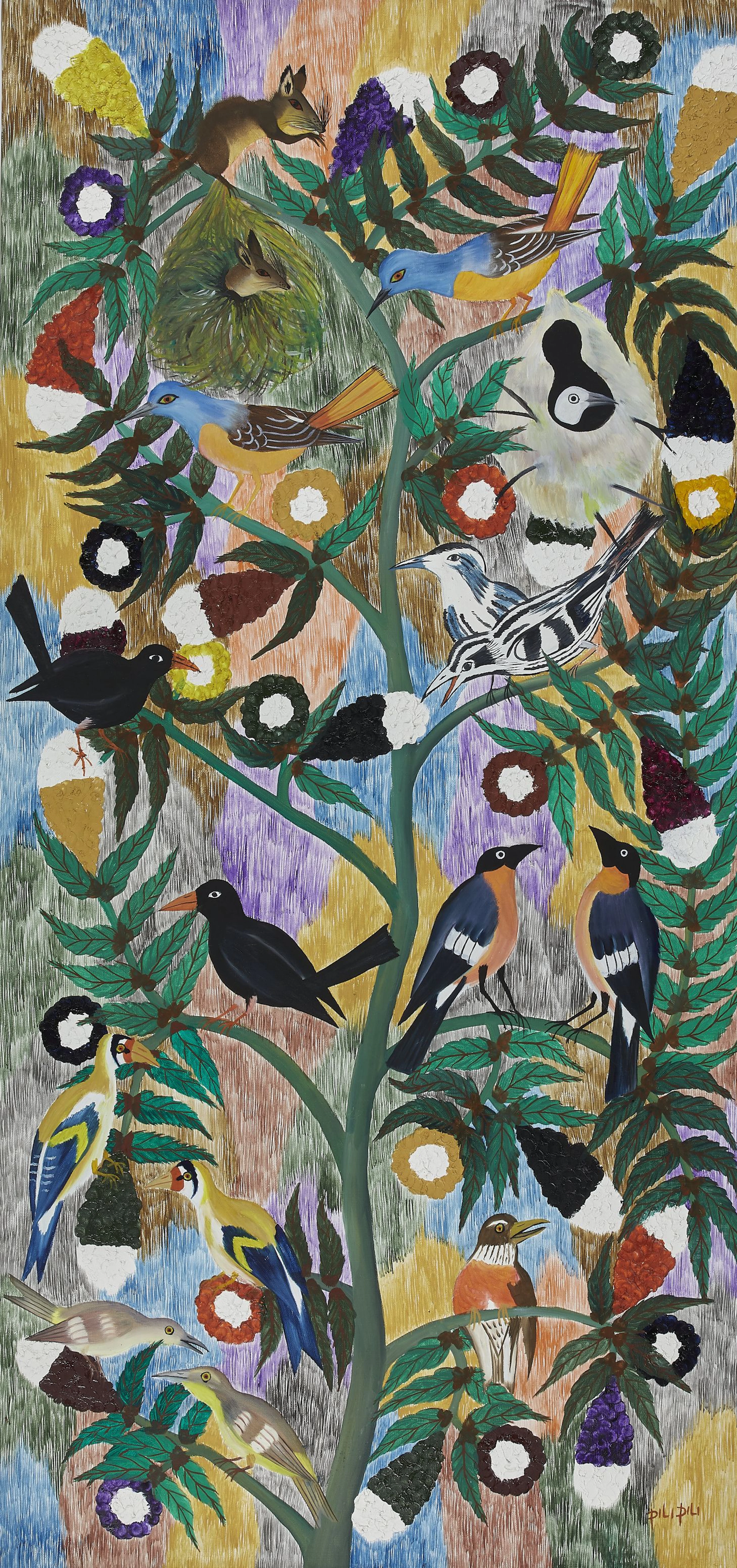 Pilipili MULONGOY 1914-2007 - Congo Sans titre (Arbre aux...