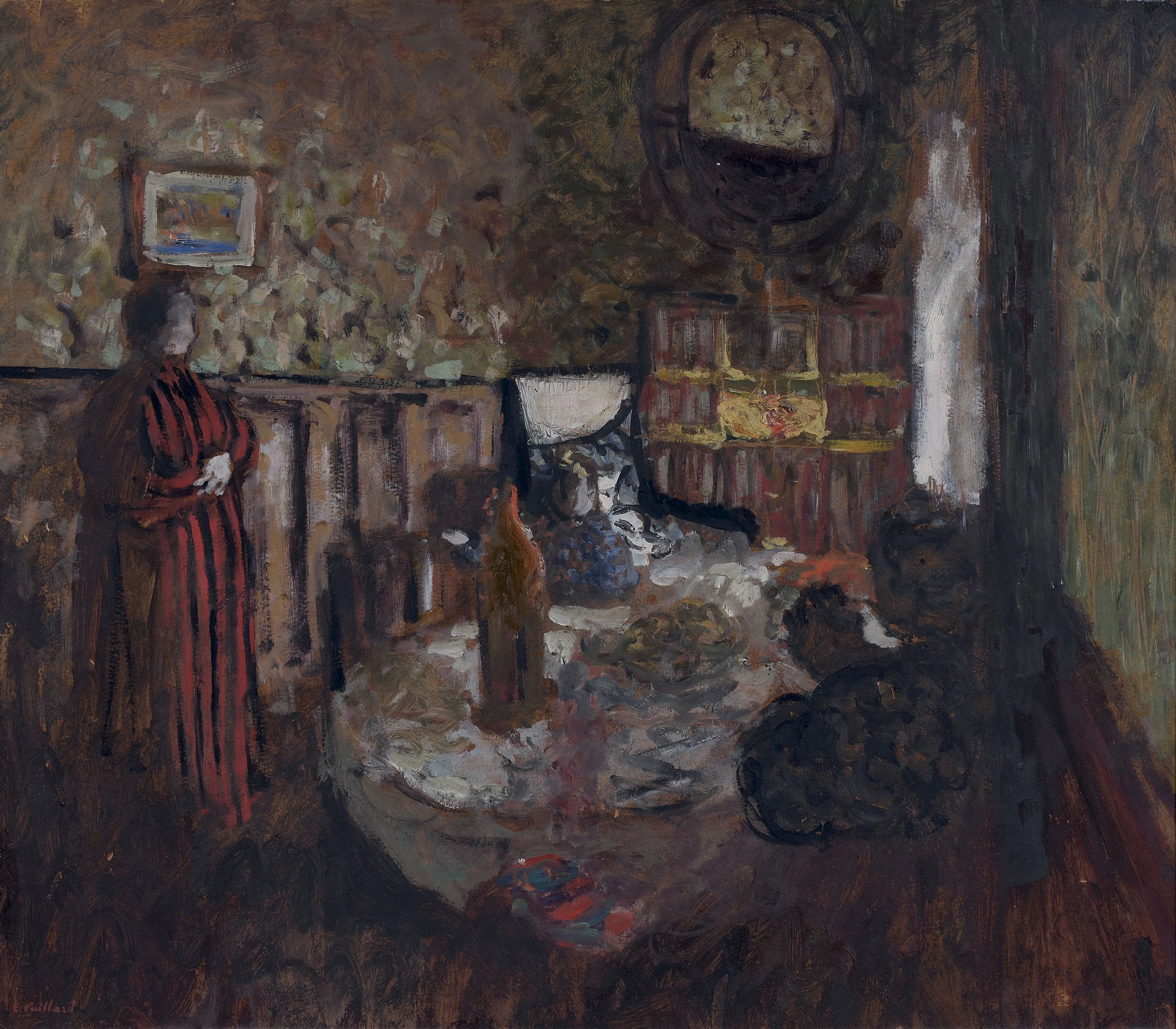 Edouard VUILLARD 1868- 1940 Annette assise entre sa mère...