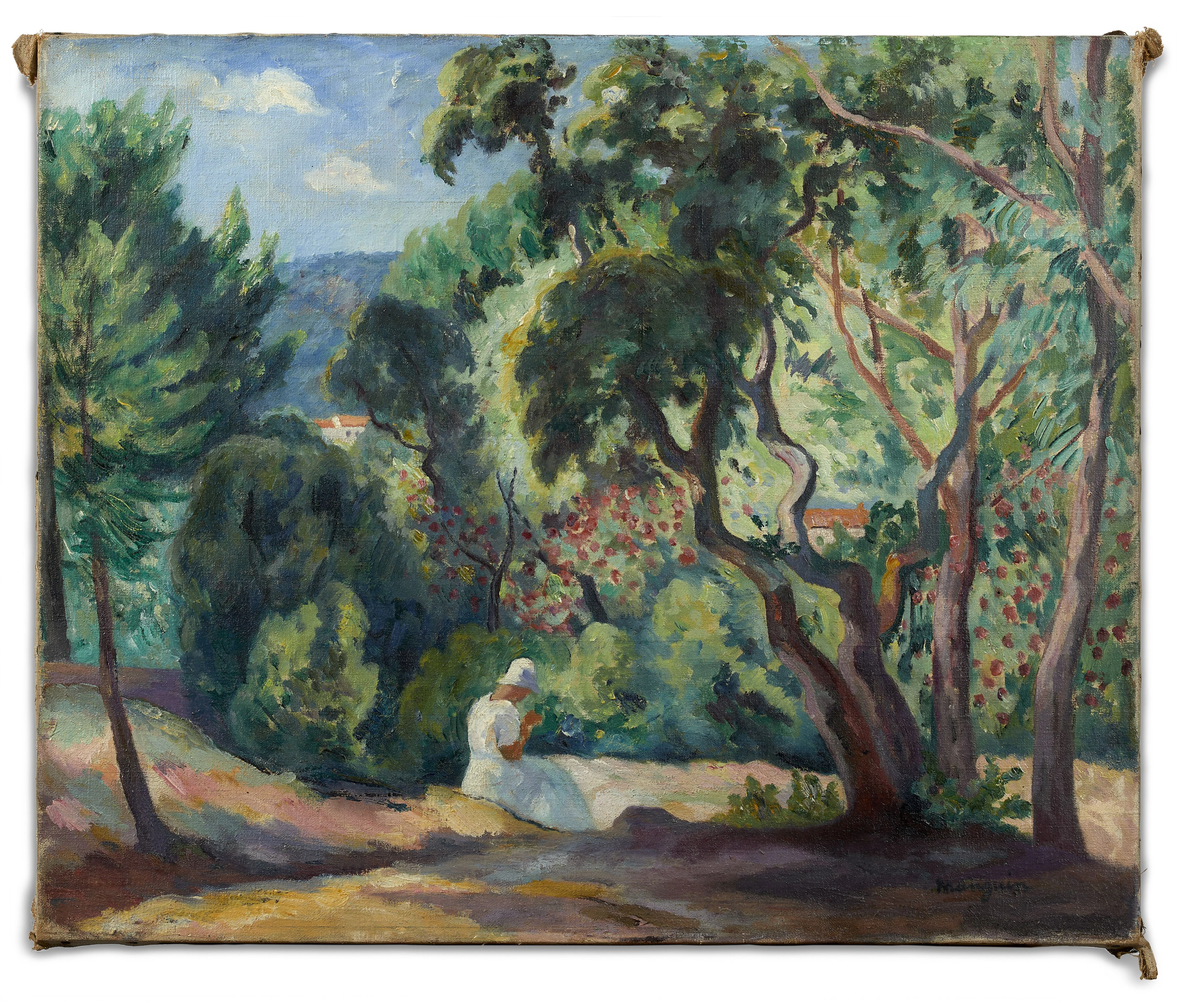 Henri Charles MANGUIN 1874 - 1949 Sous-bois à la Moutte