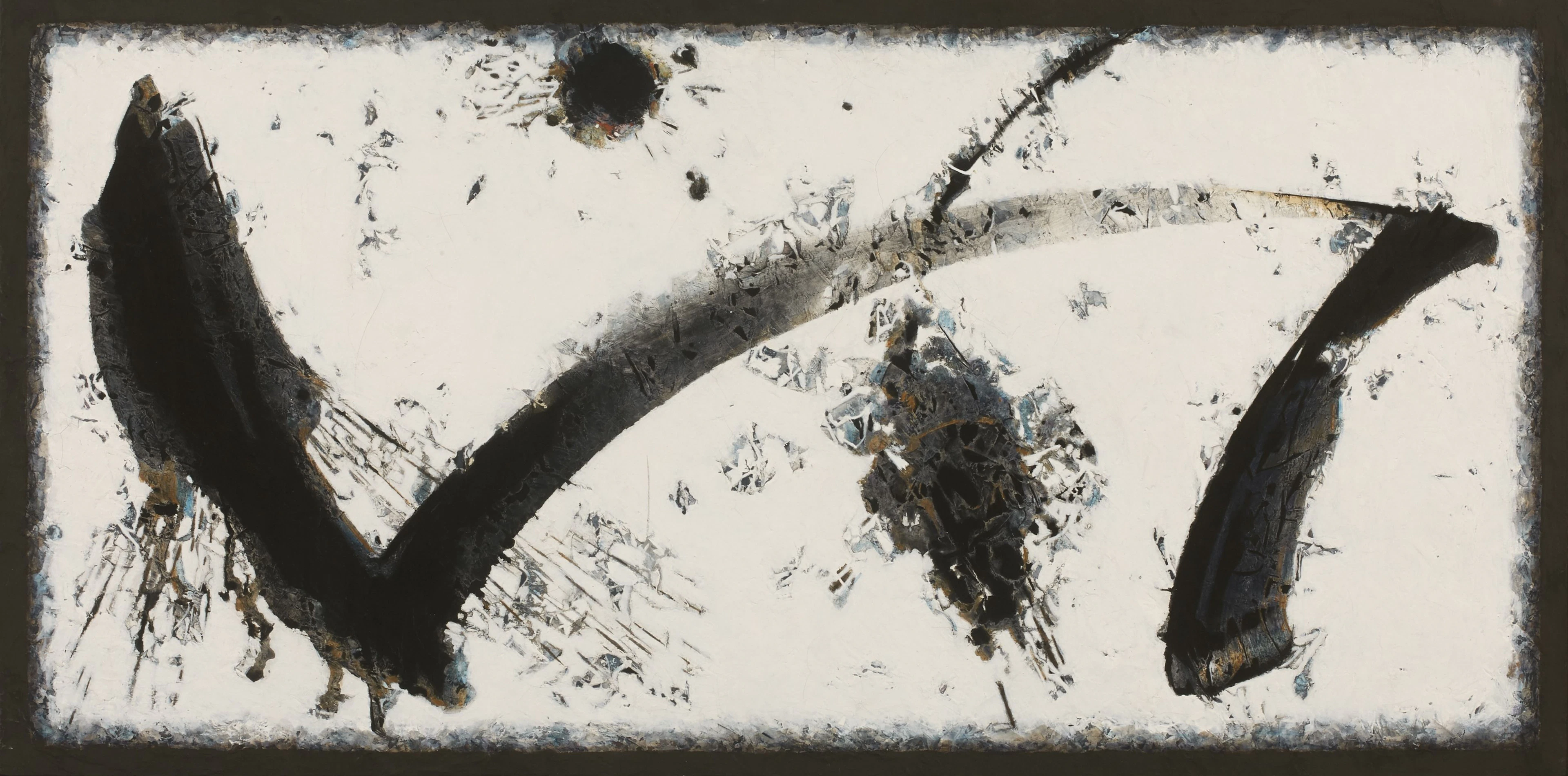 Toshimitsu IMAÏ (1928 - 2002) LA LIAISON - 1990 Huile sur...