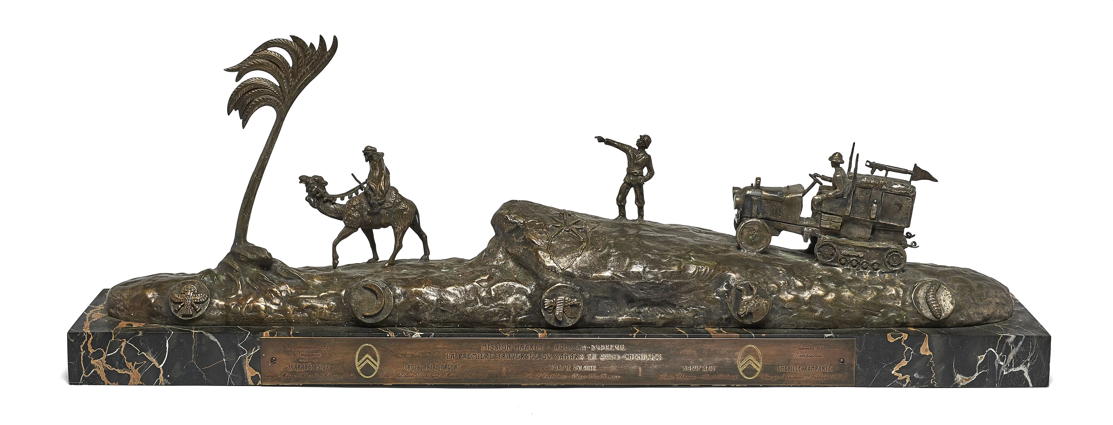 Paul MOREAU-VAUTHIER 1871-1936 Important bronze commémoratif