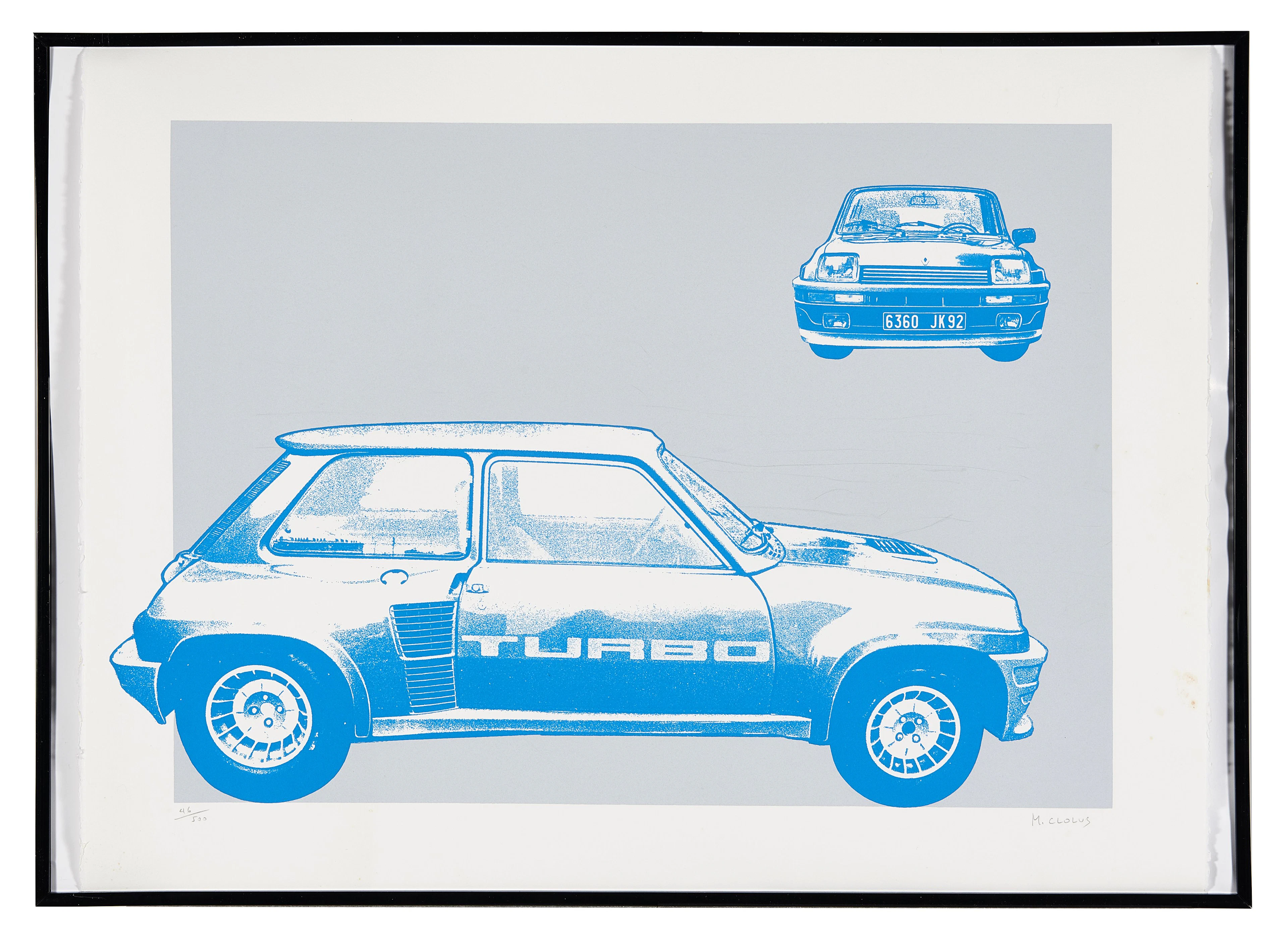 Michel CLOLUS Né en 1933 Renault 5 Turbo - Sans réserve - No reserve