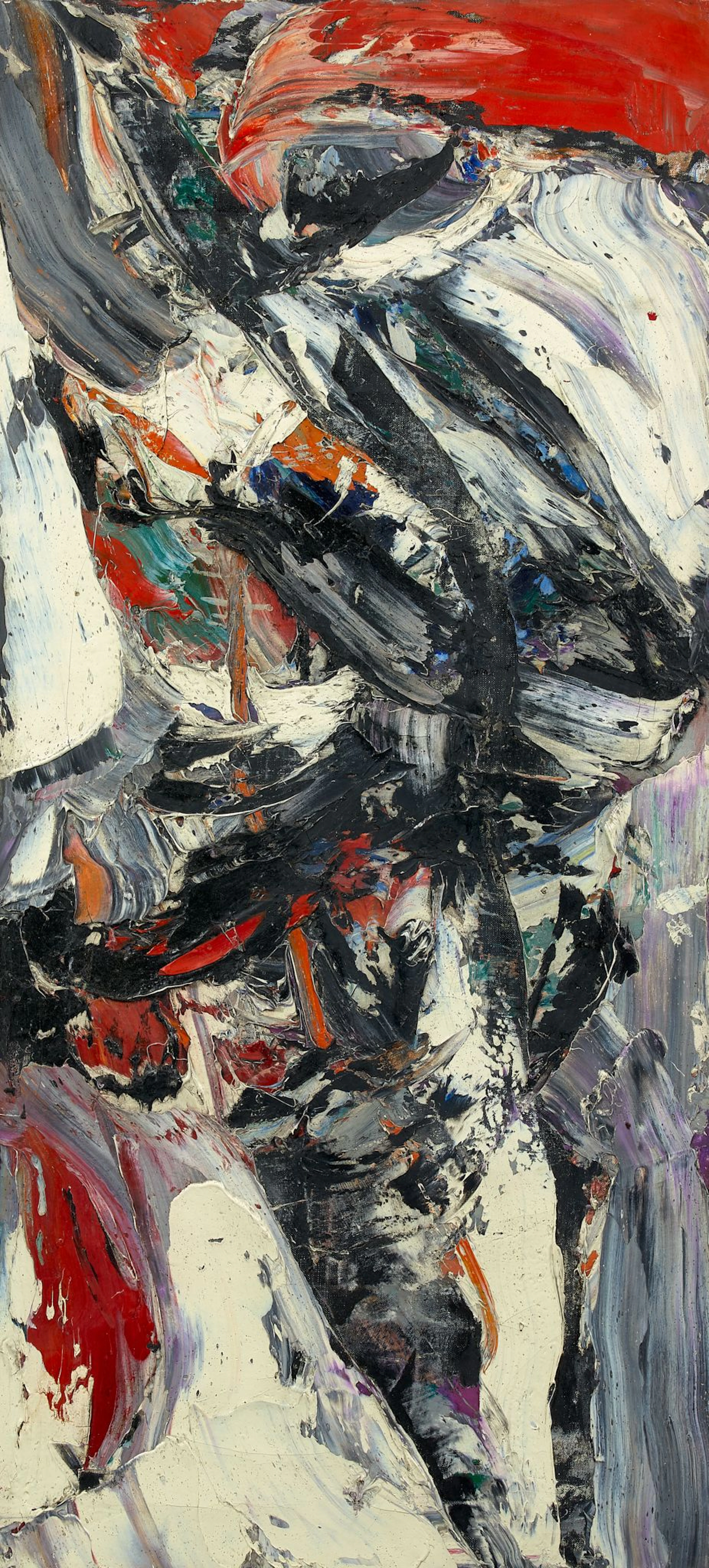 Ruth FRANCKEN (1924 - 2006) SANS TITRE - 1957 Huile sur toile