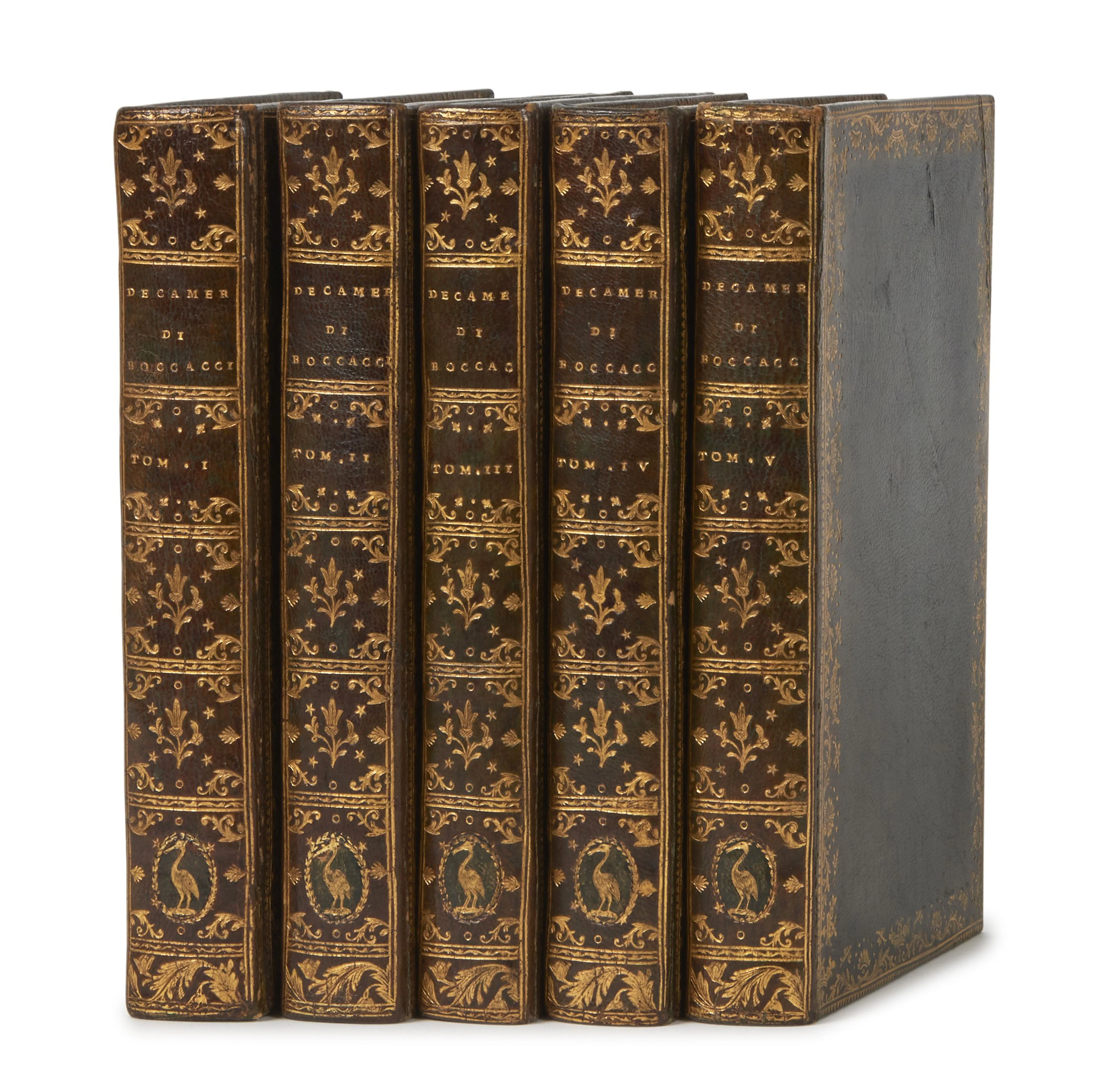 BOCCACE (Jean) Il Decamerone. Londres [Paris, Prault], 1757.