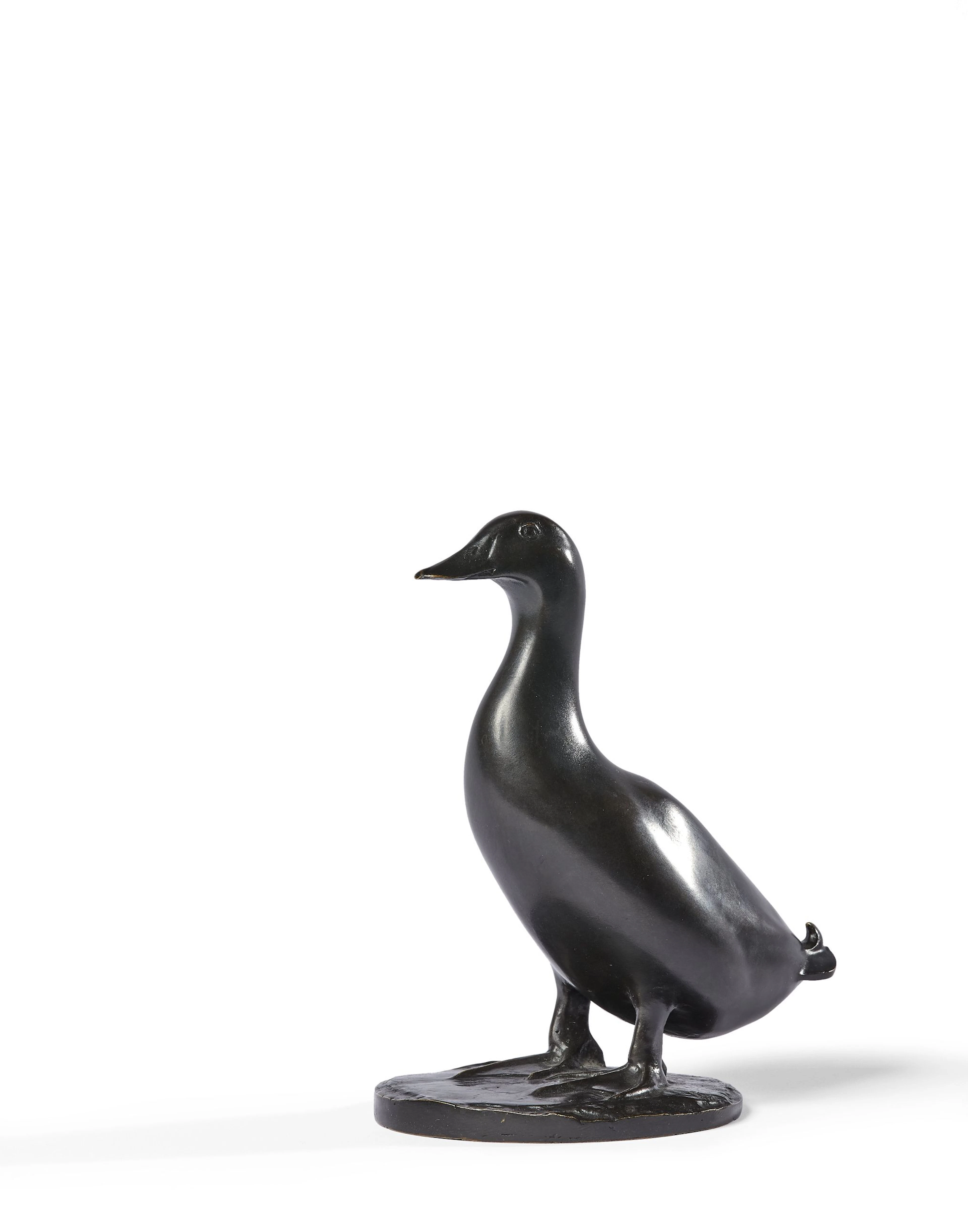 François POMPON 1855- 1933 Canard - 1926-1932 Bronze à patine brune
