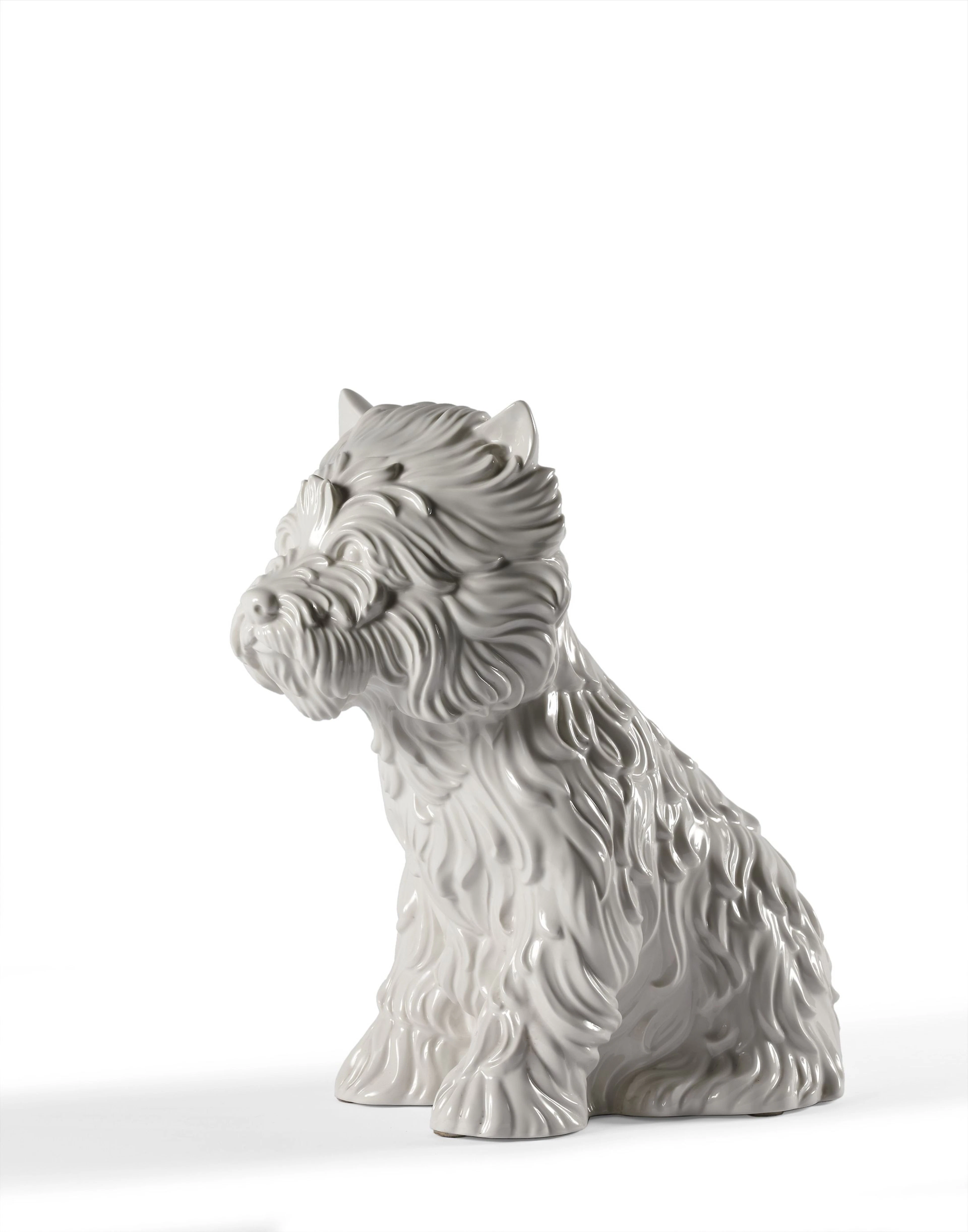 Jeff KOONS (Né en 1955) Puppy - 1998 Céramique émaillée blanche