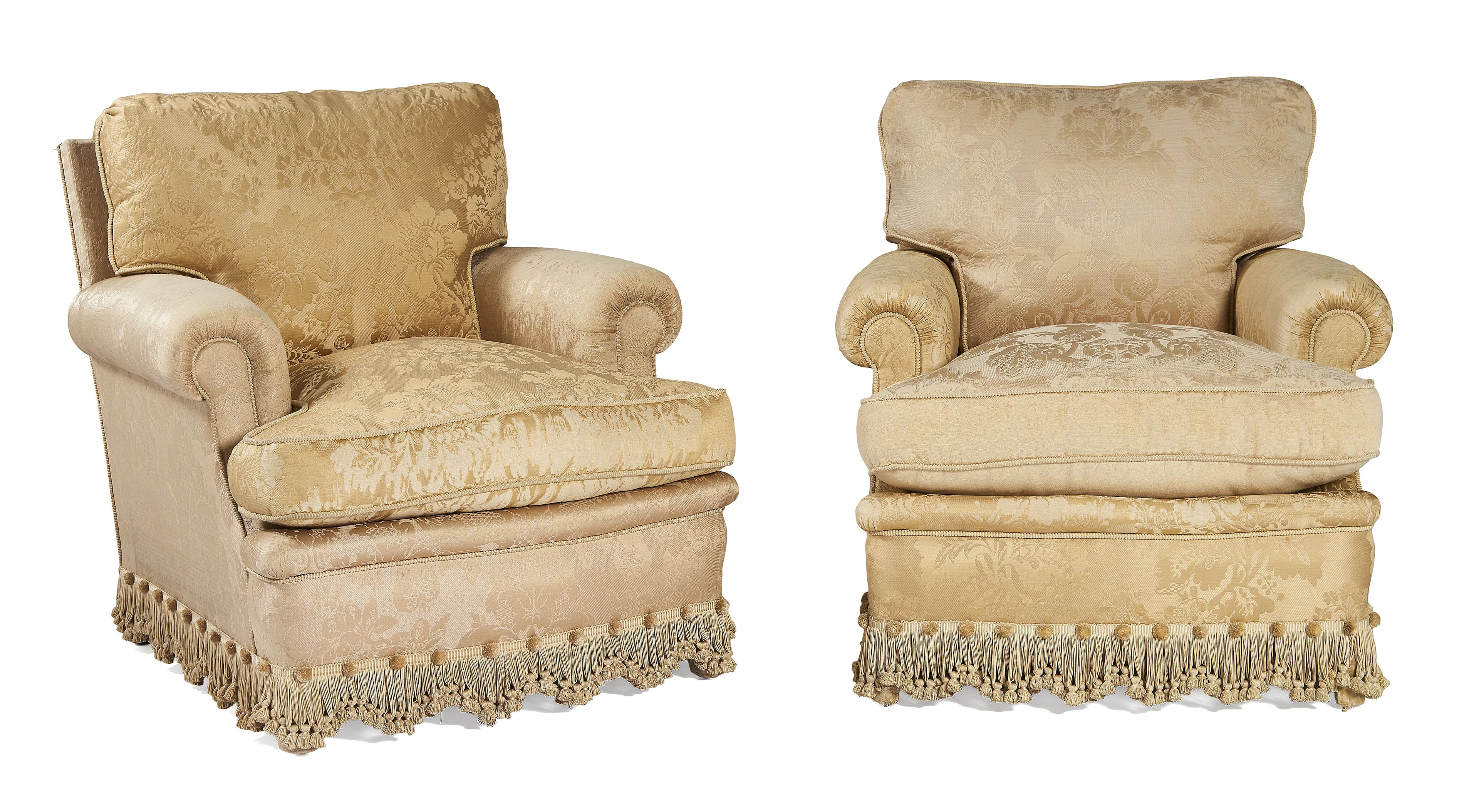 PAIRE DE FAUTEUILS COMFORTABLES, TRAVAIL MODERNE Par Ramsay Paris
