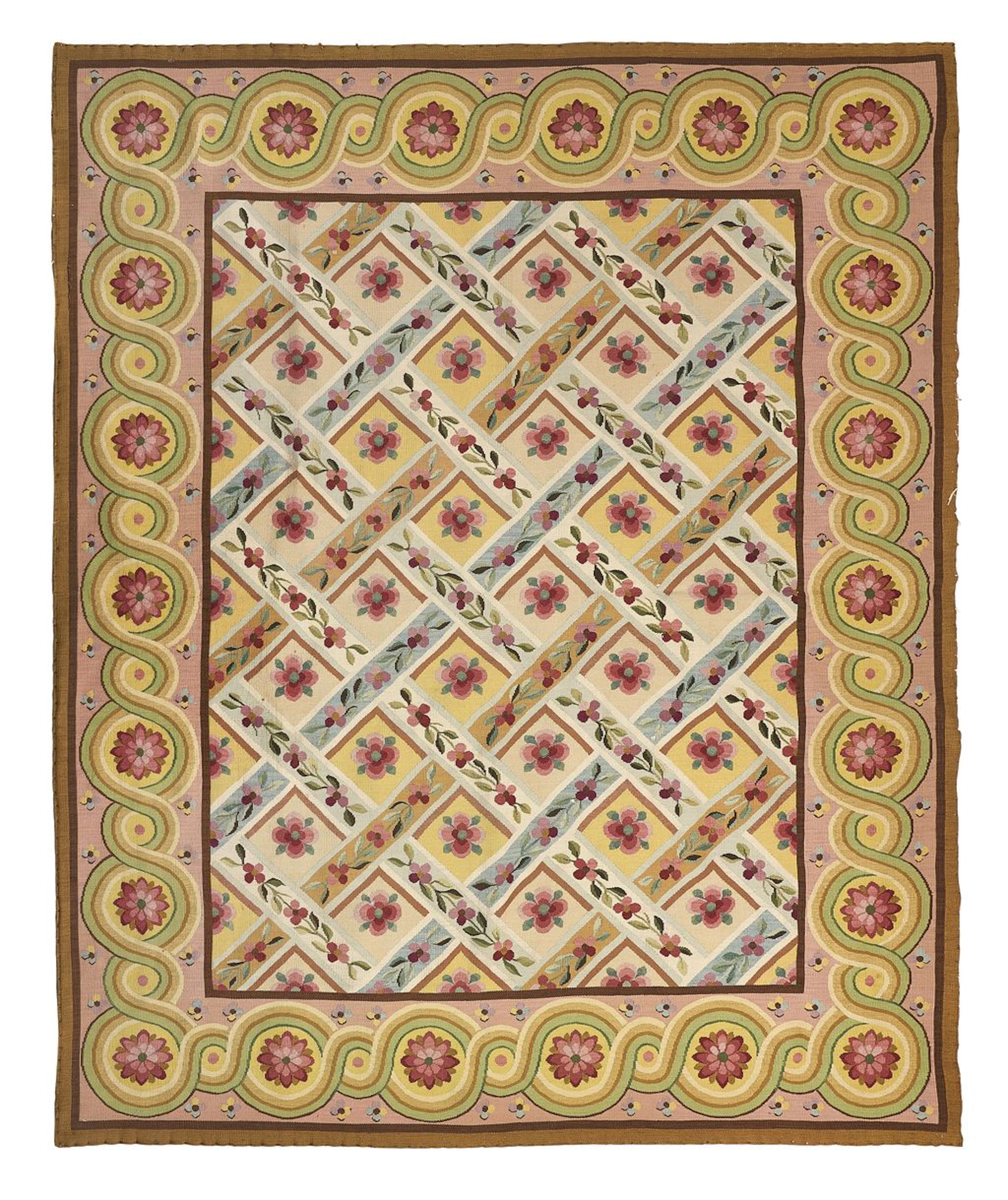 TAPIS D'AUBUSSON, TRAVAIL MODERNE